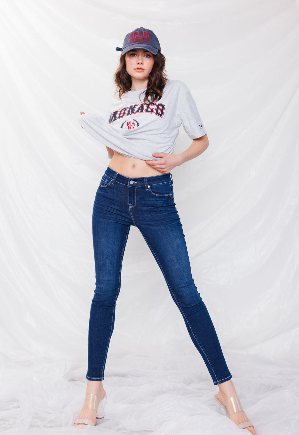 Mid Rise Skinny Jeans