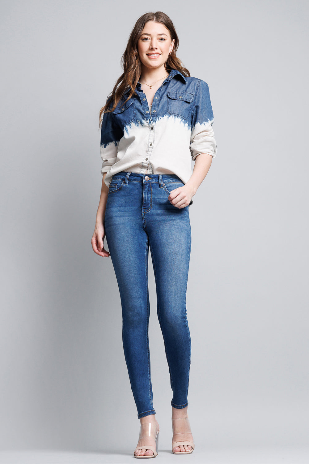High Rise Classic Ankle Skinny Jeans