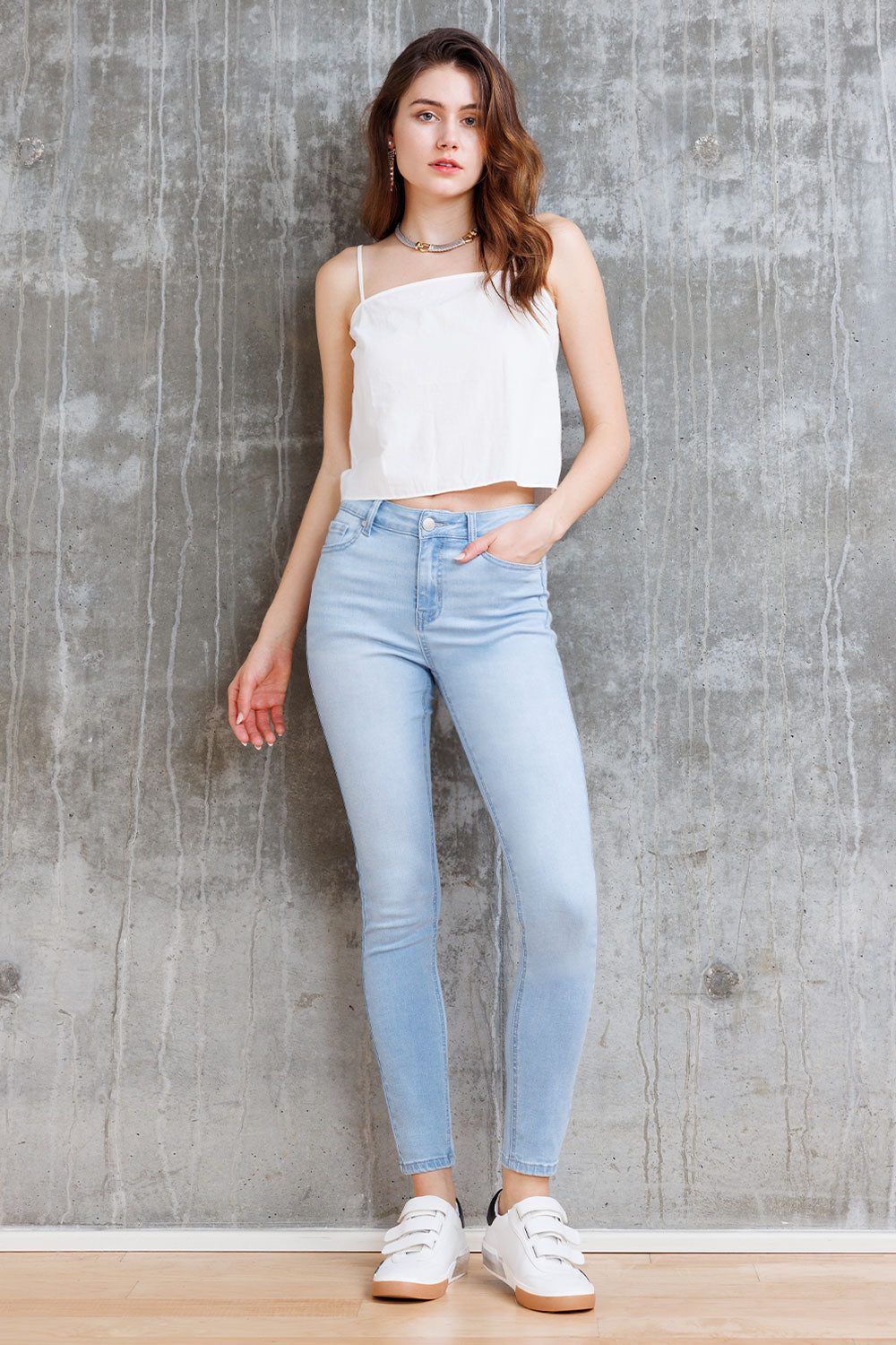 Super Stretch High Rise Skinny Jeans
