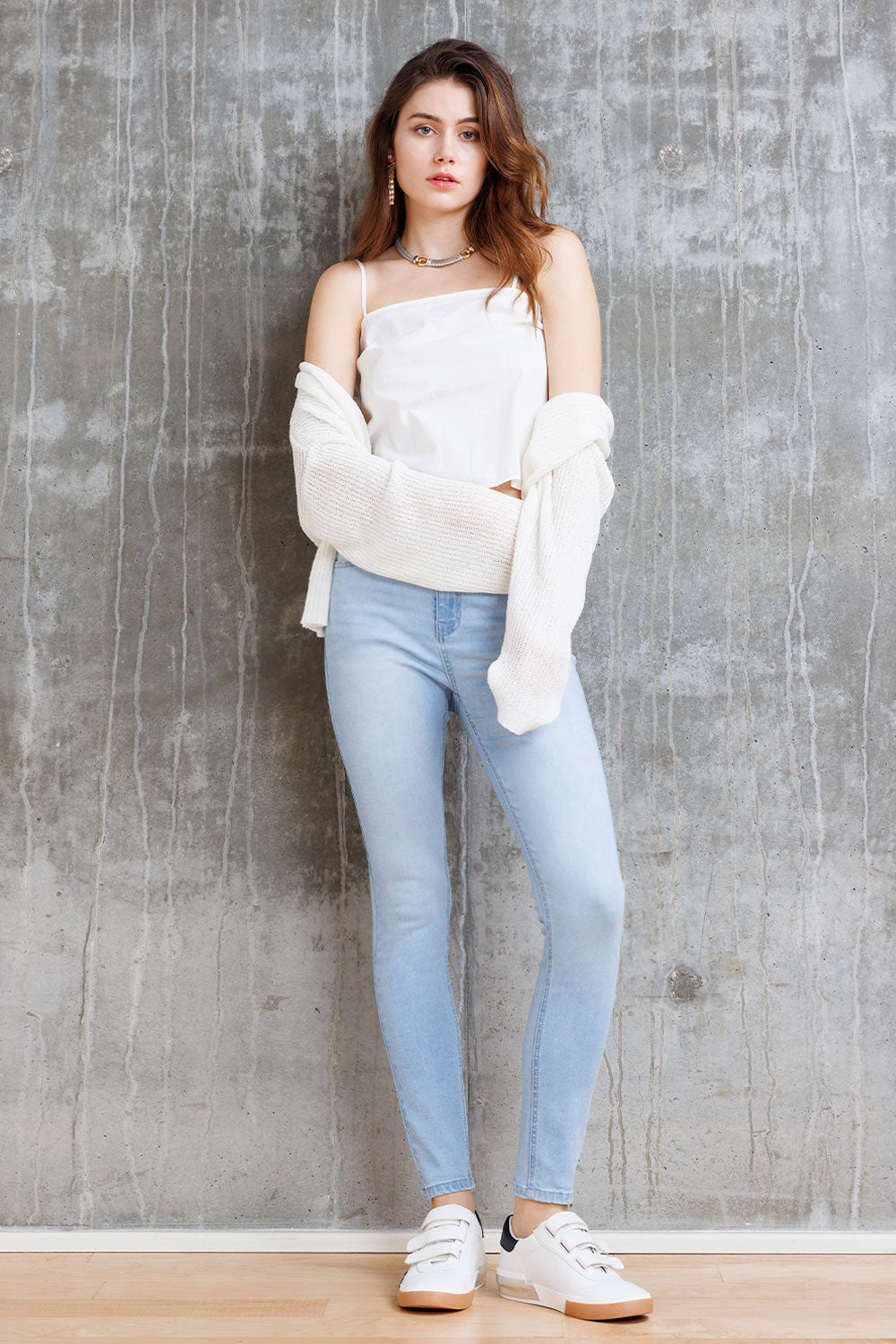 Super Stretch High Rise Skinny Jeans