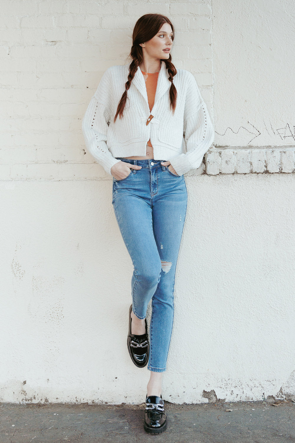 Destructed Skinny Jeans