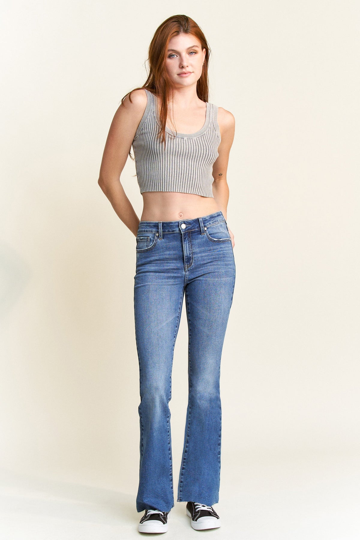 High Rise Classic Bootcut Jeans