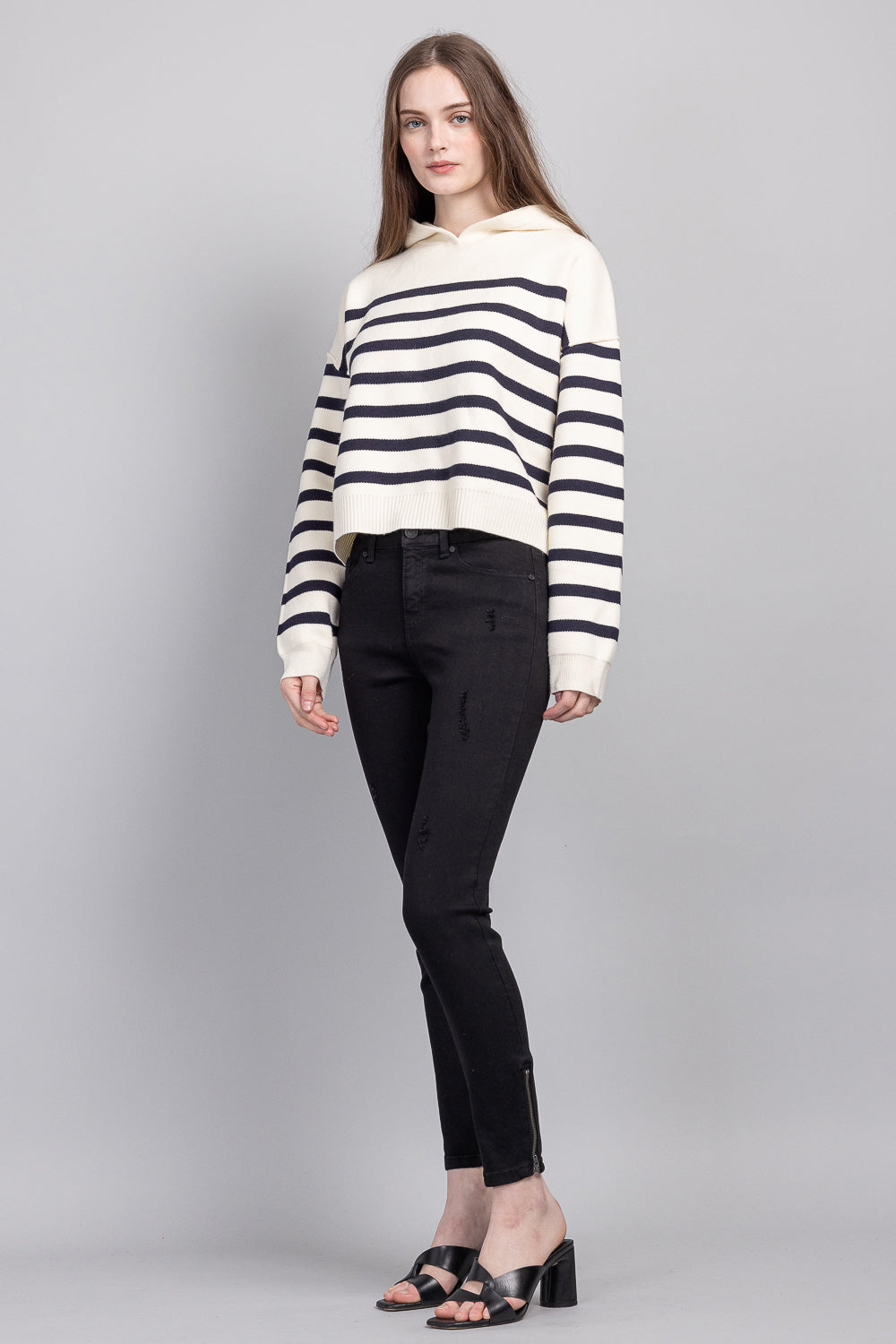 Mid Rise Ankle Skinny Jeans