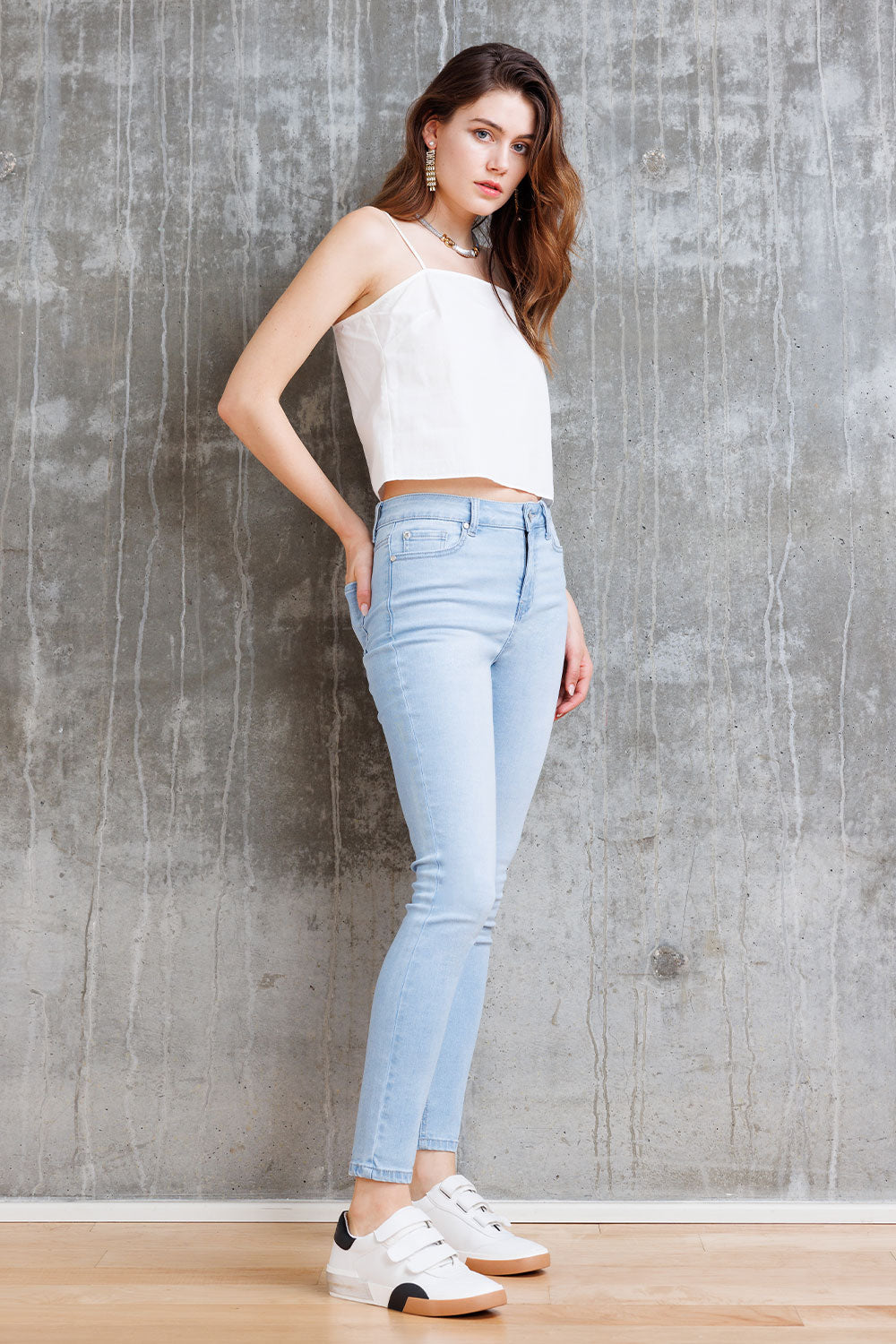 Super Stretch High Rise Skinny Jeans