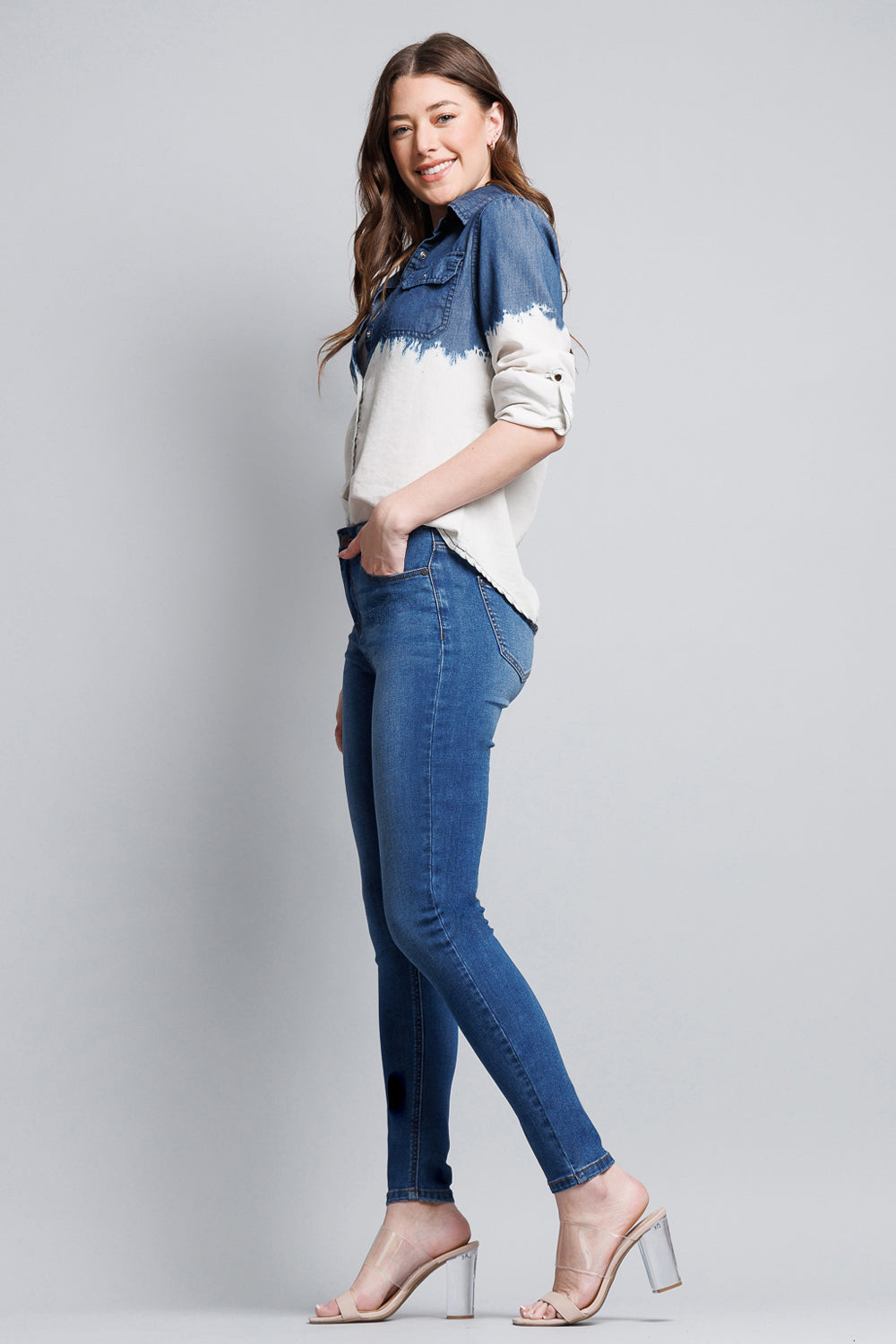 High Rise Classic Ankle Skinny Jeans