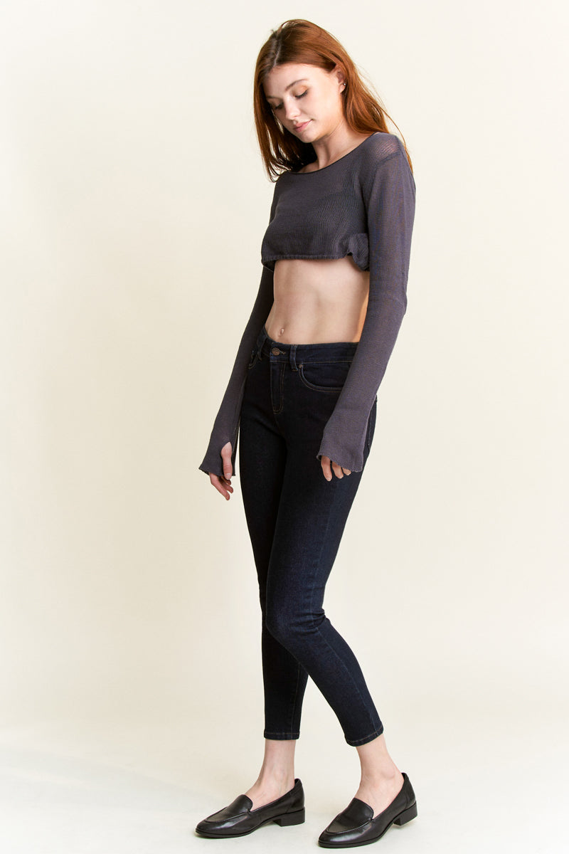 High Rise Classic Ankle Skinny Jeans