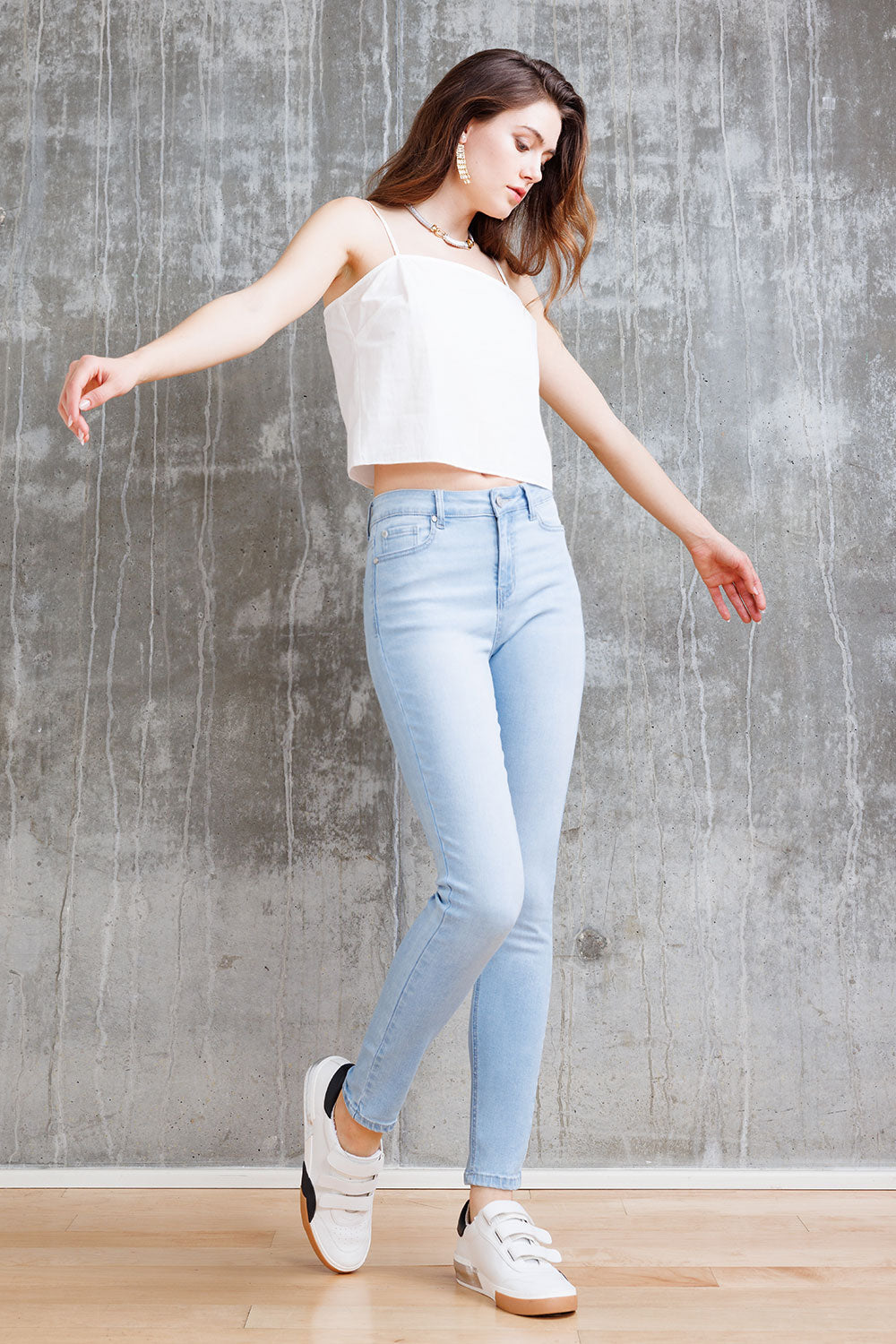 Super Stretch High Rise Skinny Jeans