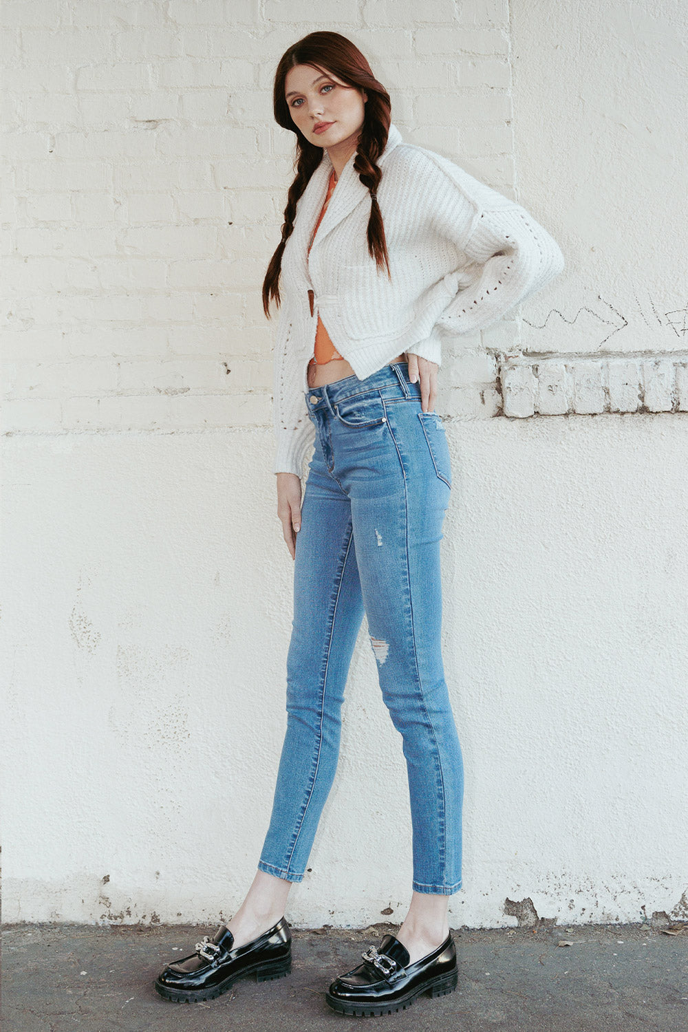 Destructed Skinny Jeans