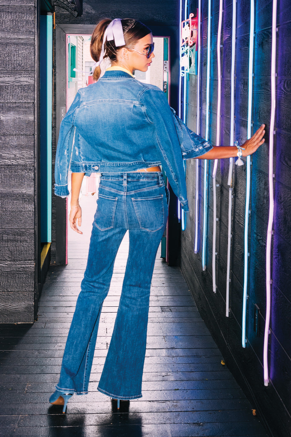 Stretchy Bootcut Jeans