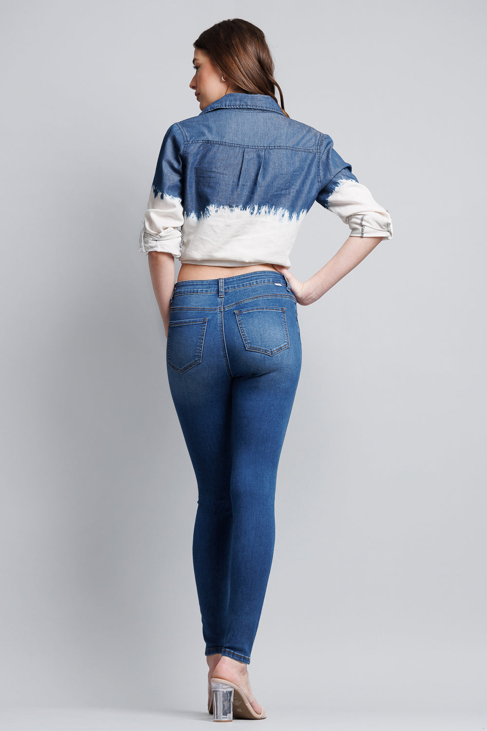 High Rise Classic Ankle Skinny Jeans