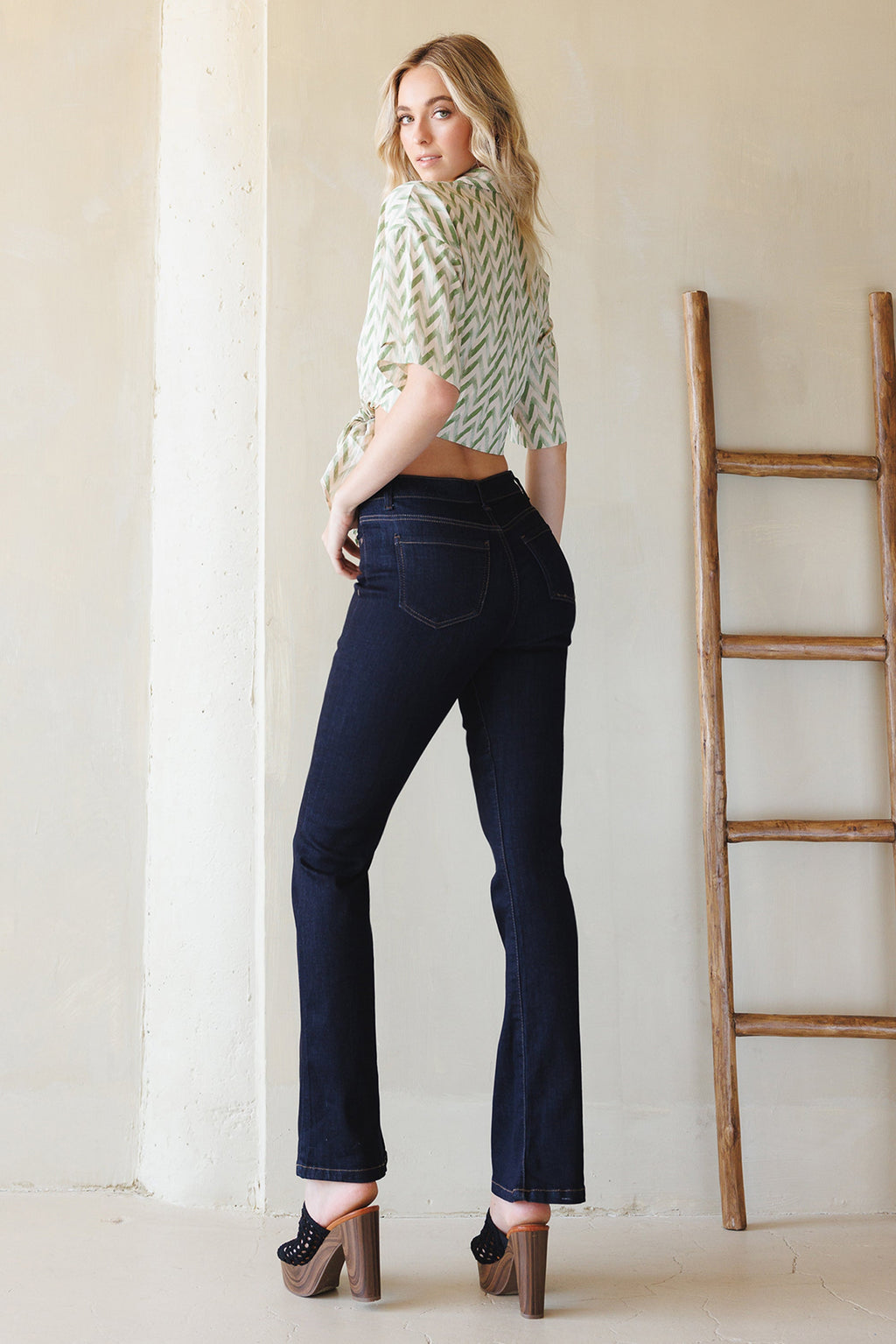 High Rise Classic Bootcut Jeans