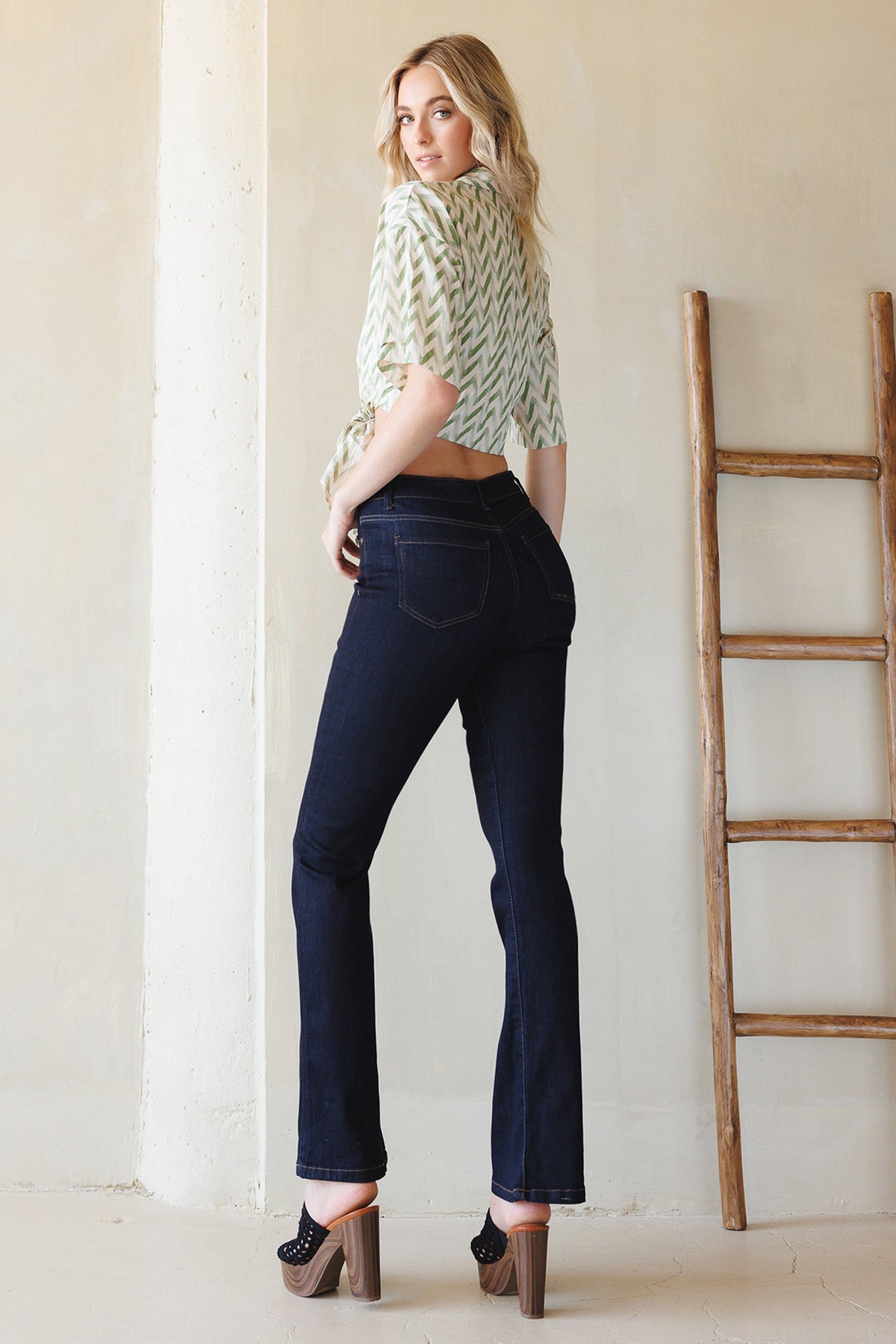 High Rise Classic Bootcut Jeans