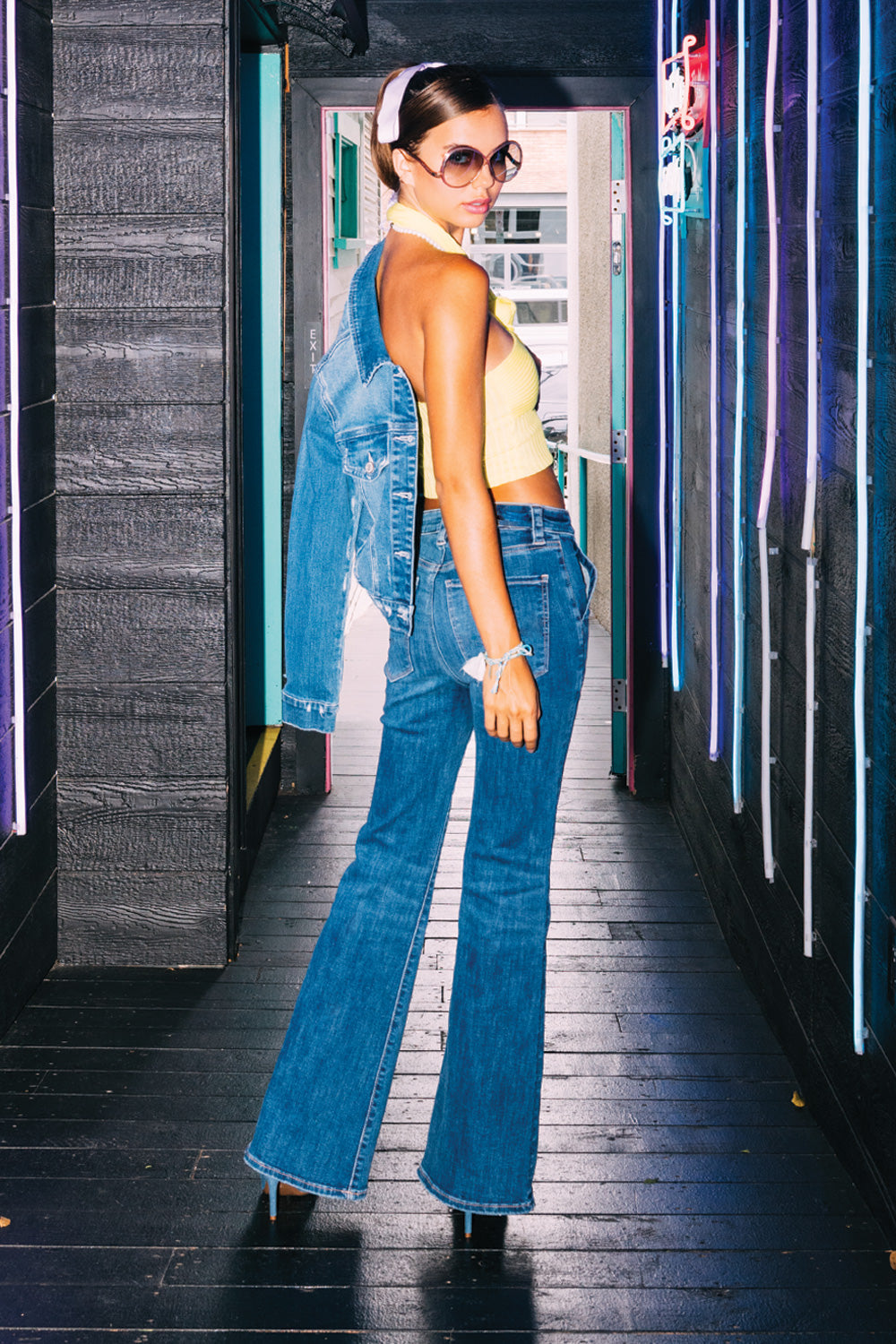 Stretchy Bootcut Jeans