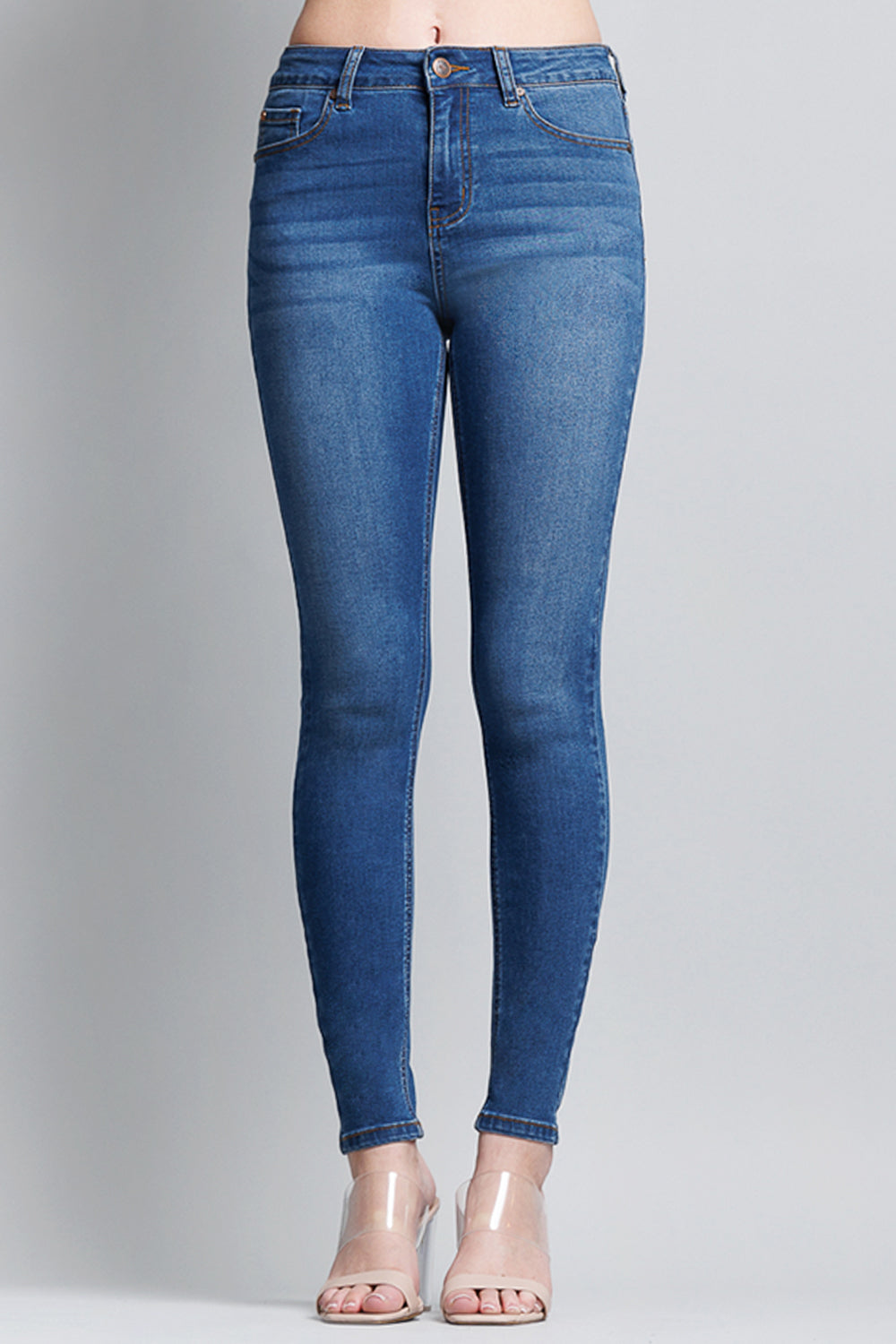 High Rise Classic Ankle Skinny Jeans