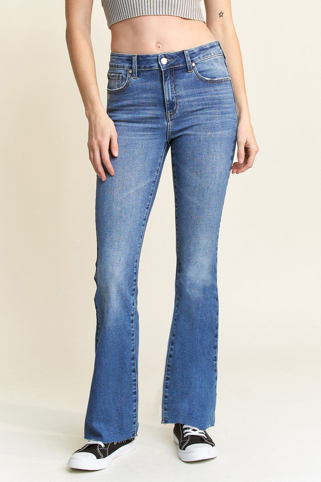 High Rise Classic Bootcut Jeans