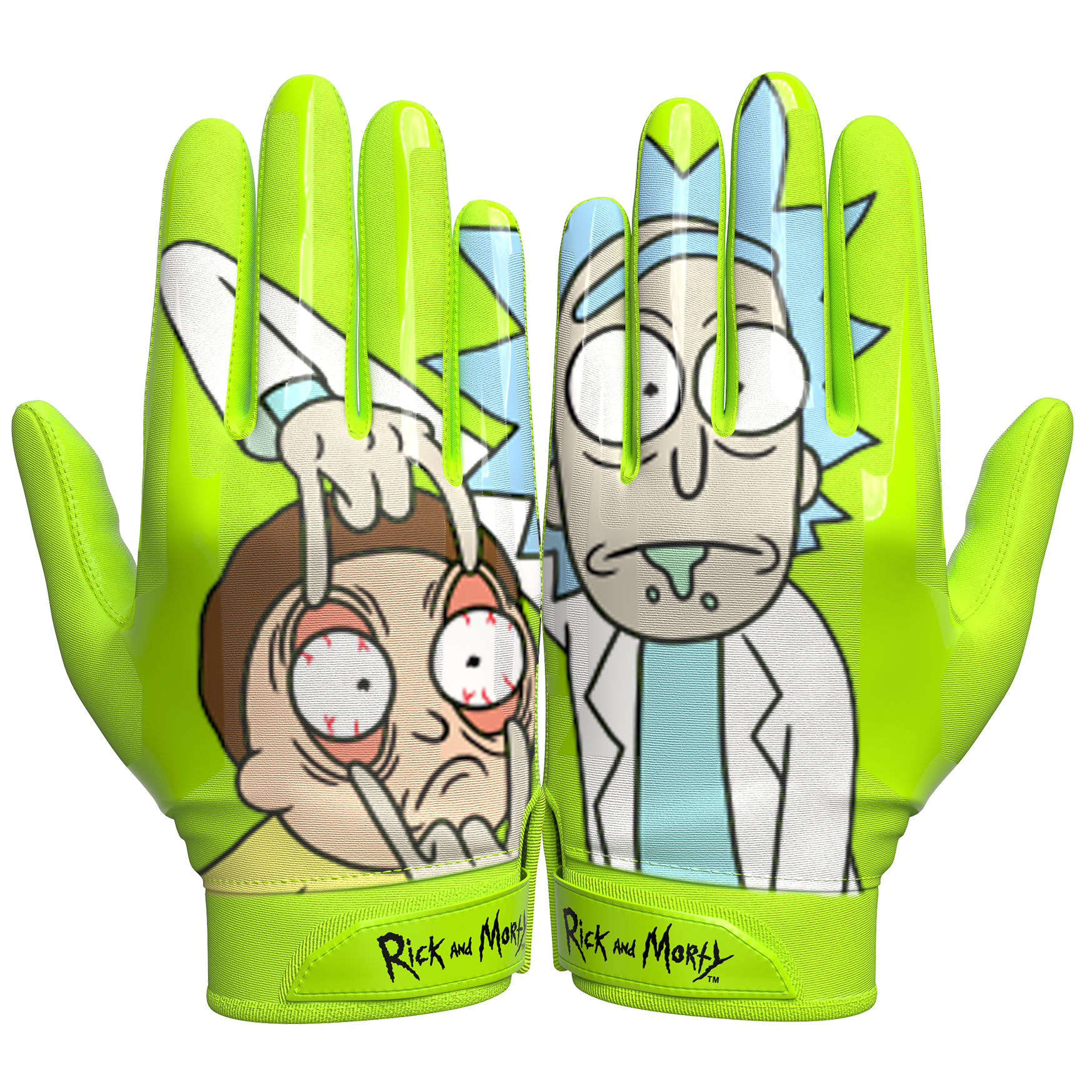 Phenom Elite Rick and Morty Football Gloves - VPS1