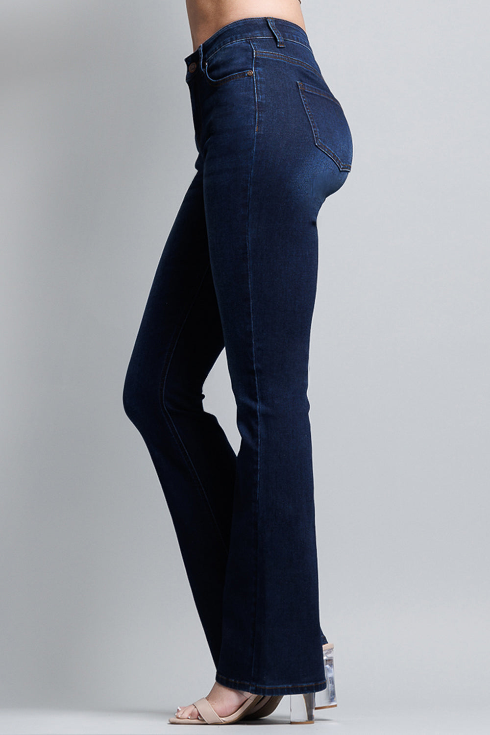 High Rise 5-Pocket Bootcut Jeans