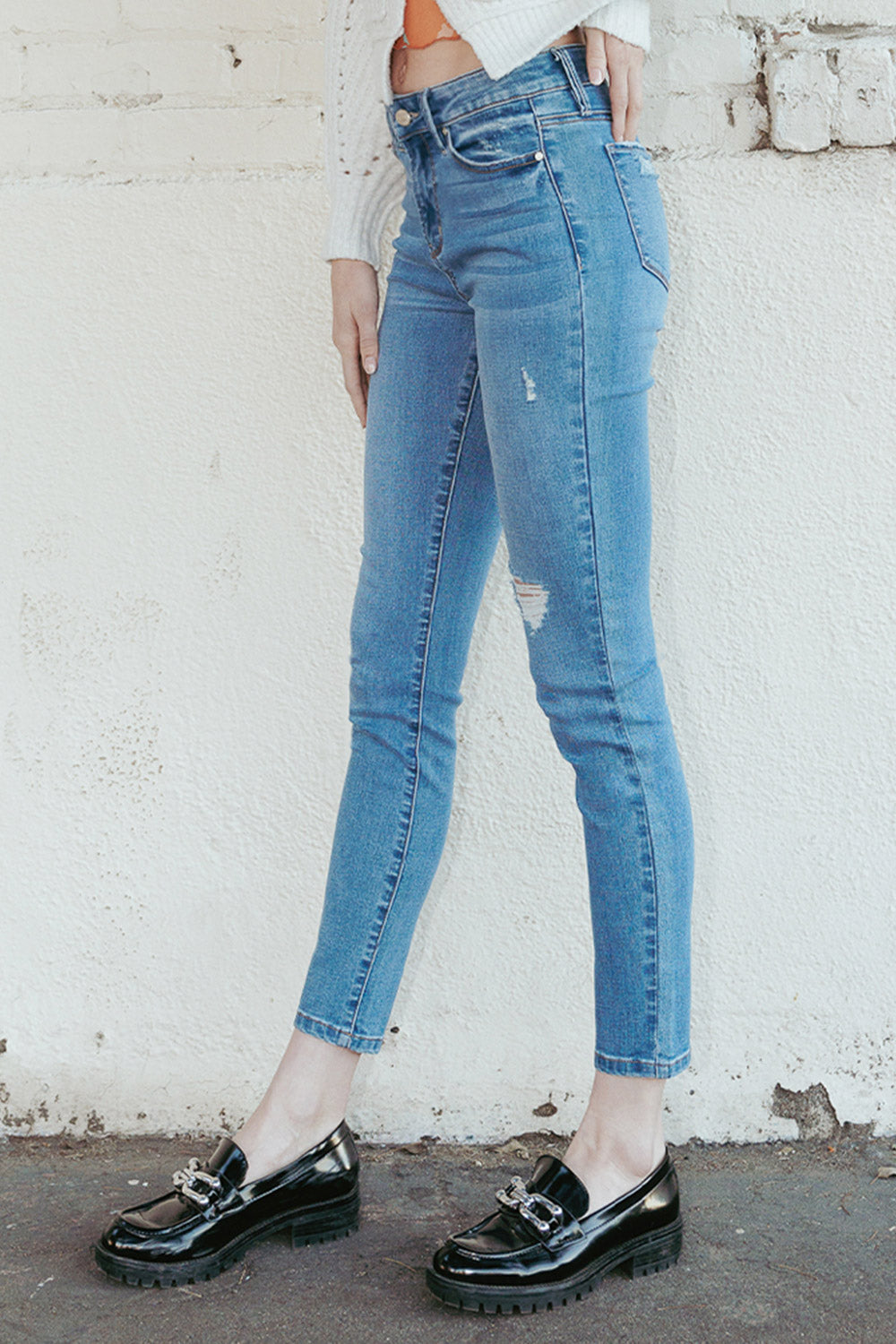 Destructed Skinny Jeans