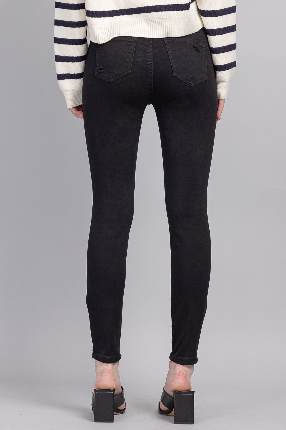 Mid Rise Ankle Skinny Jeans
