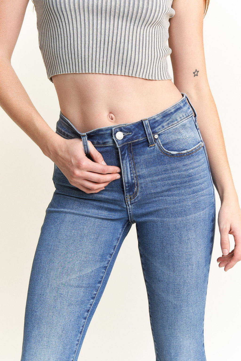 High Rise Classic Bootcut Jeans