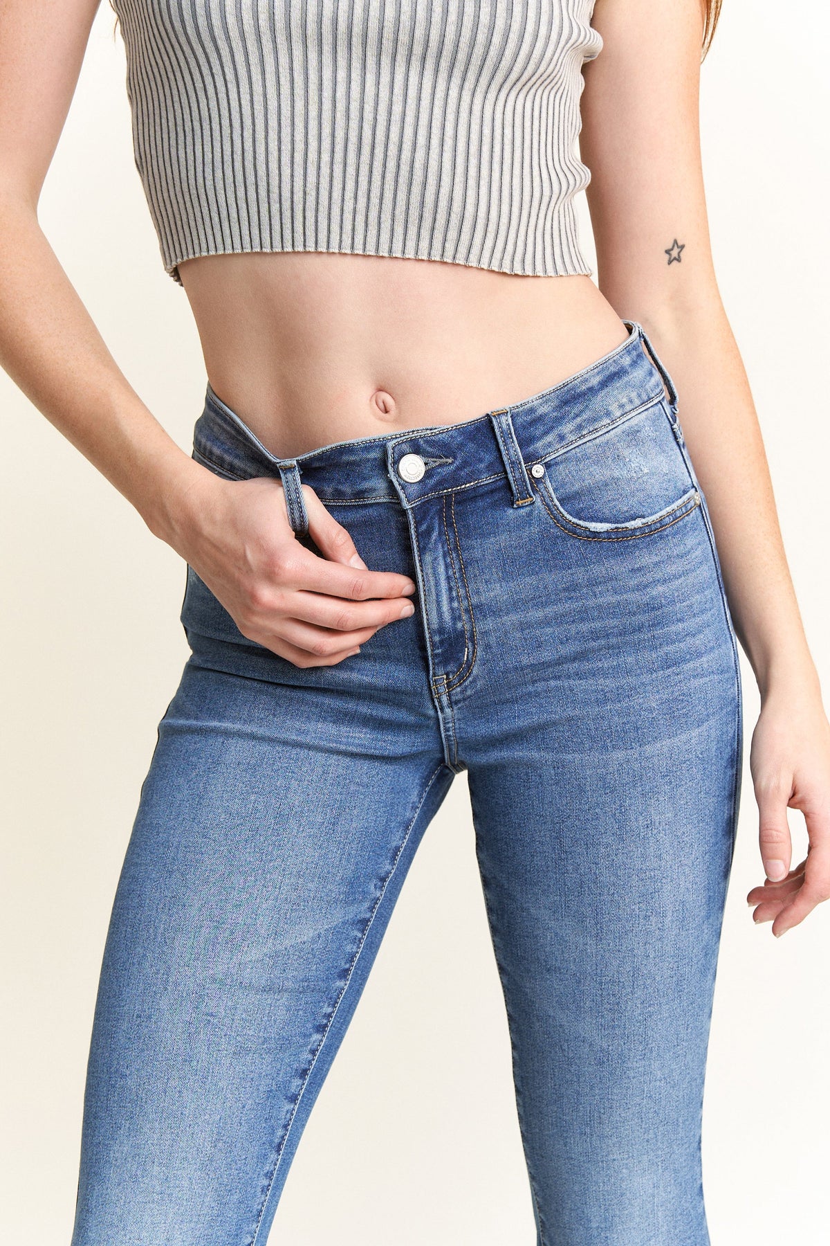 High Rise Classic Bootcut Jeans