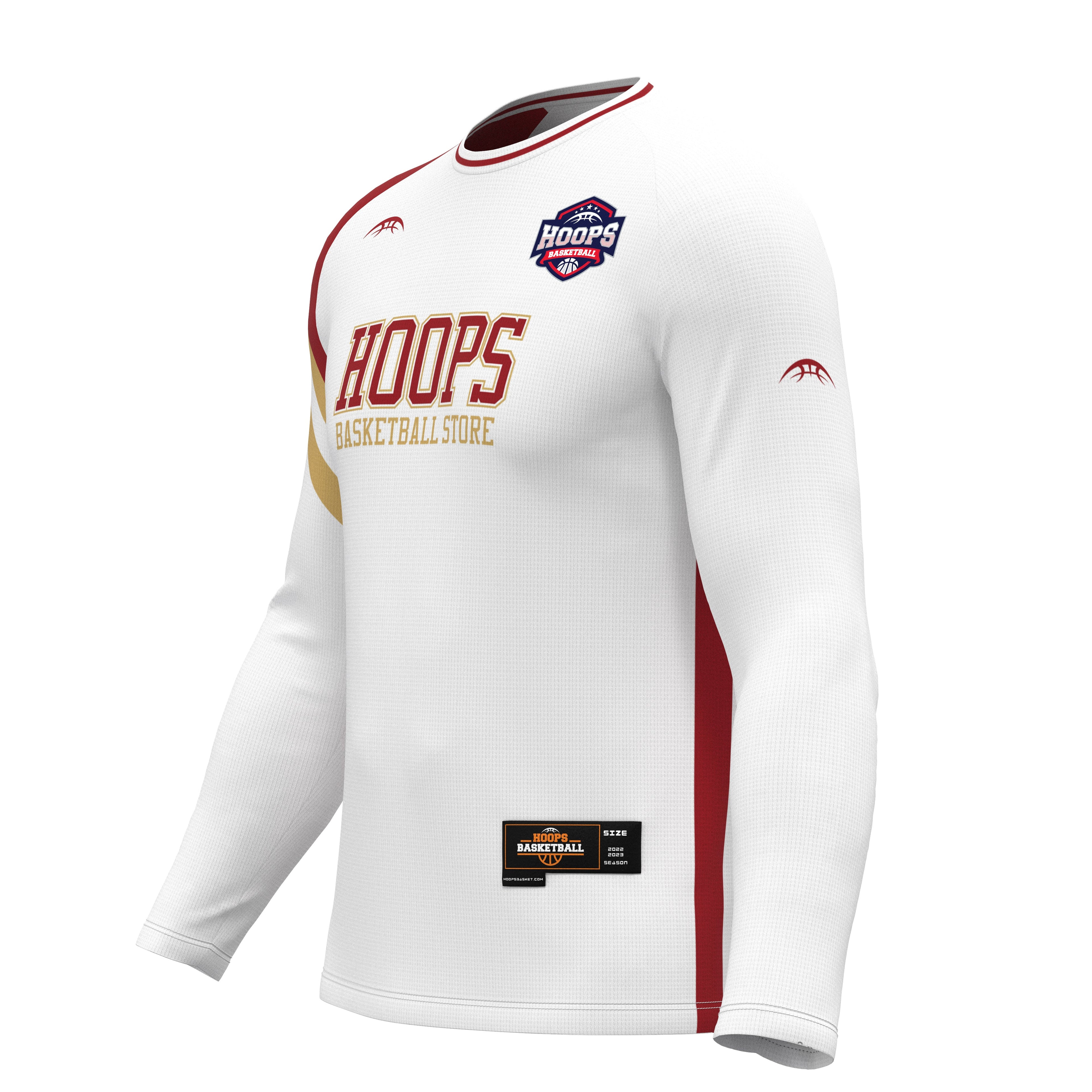 Custom Digital Print Basketball Warm-Up Shirt - 1010
