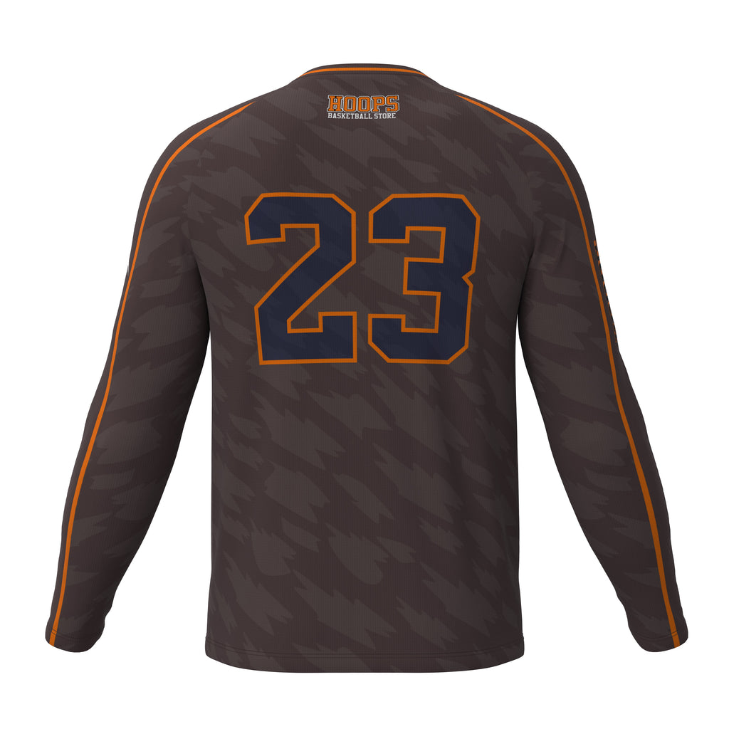 Custom Digital Print Basketball Warm-Up Shirt - 1015