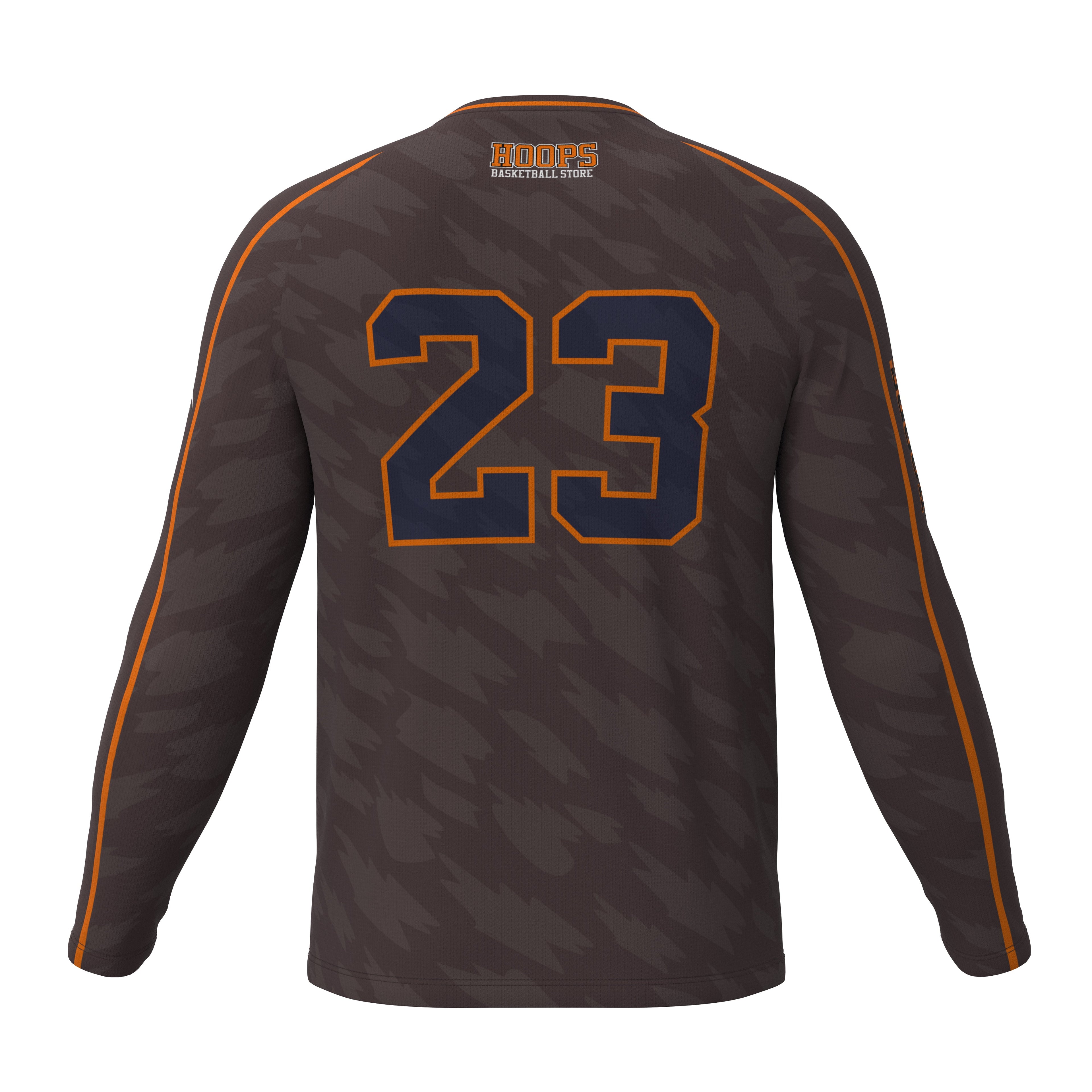Custom Digital Print Basketball Warm-Up Shirt - 1015