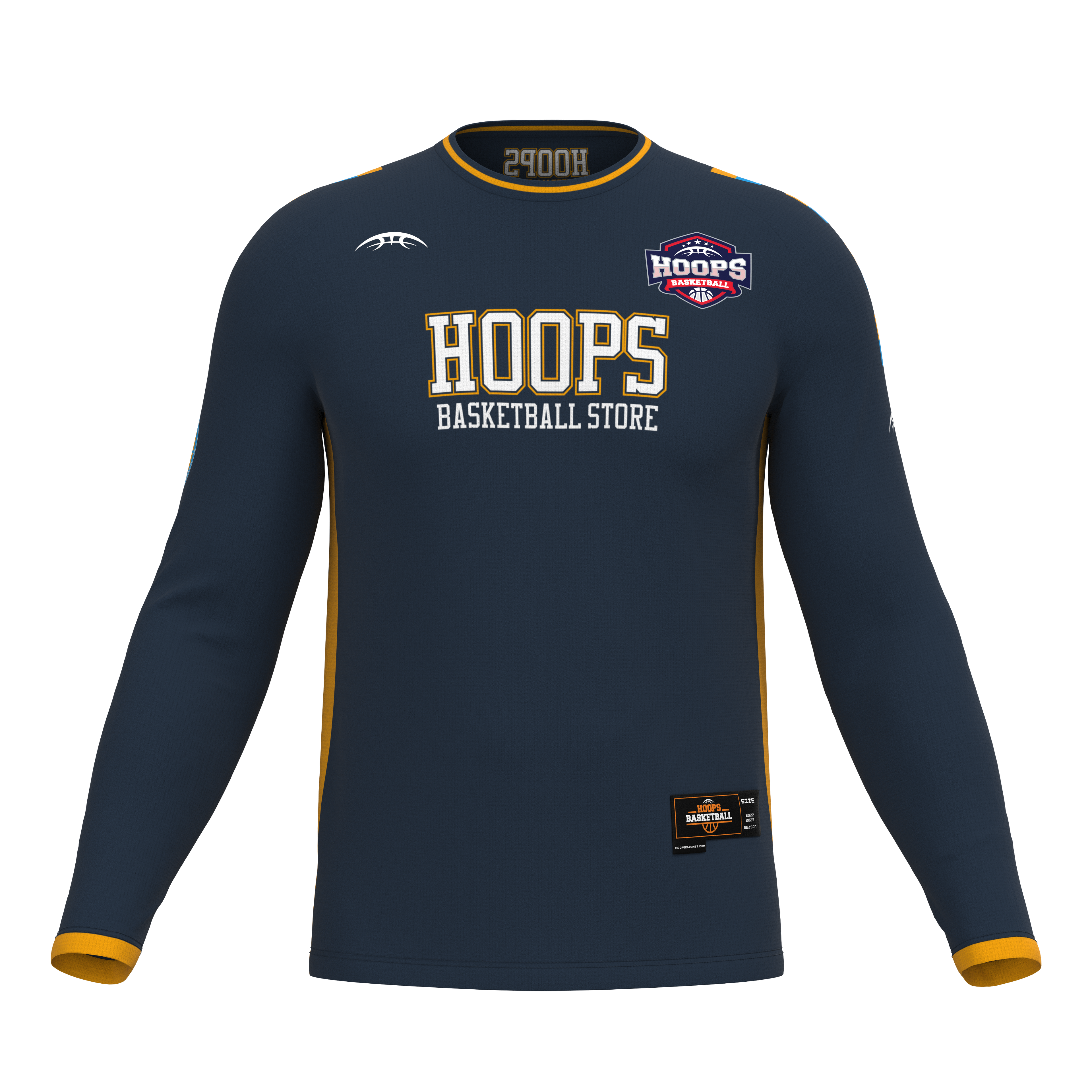 Custom Digital Print Basketball Warm-Up Shirt - 1018