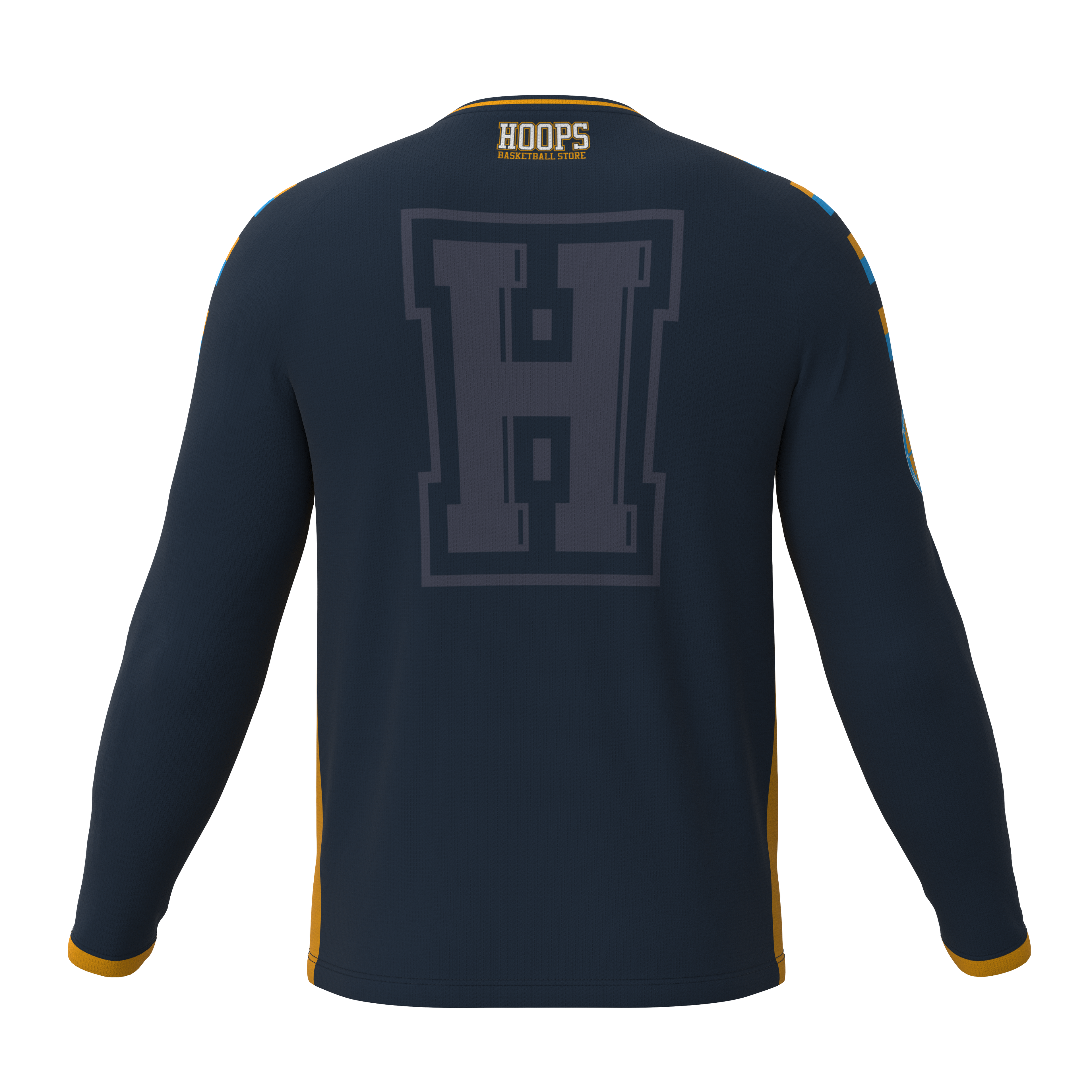 Custom Digital Print Basketball Warm-Up Shirt - 1018
