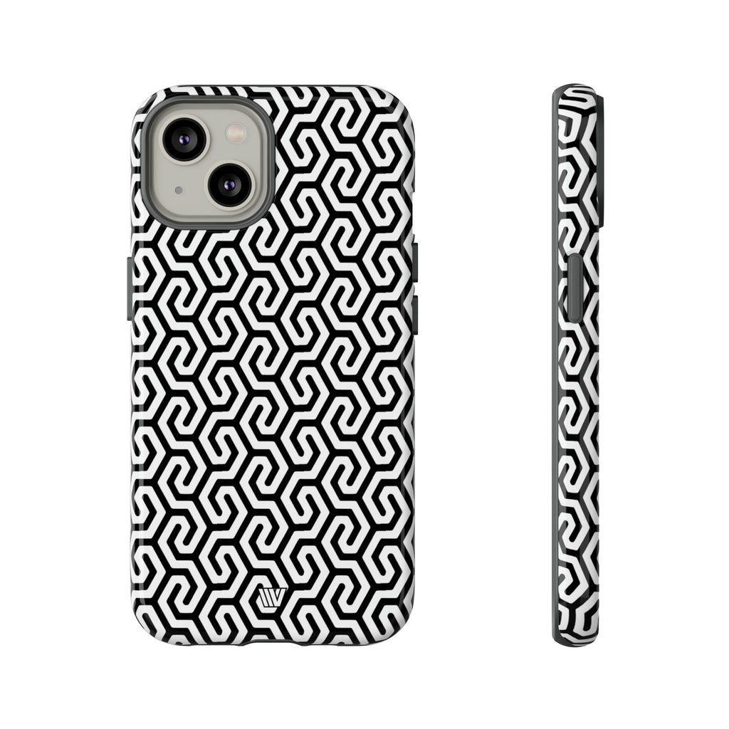 TWISTED GRID | Tough Phone Case