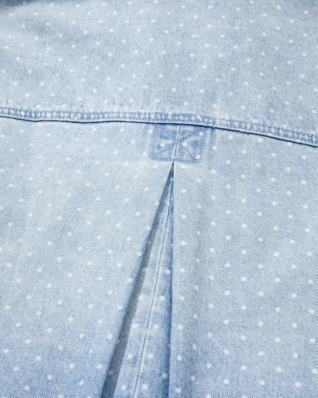 Polka Dot Denim Jacket