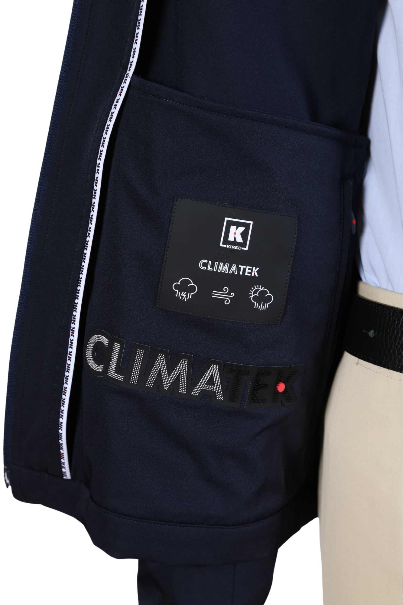 Kired by Kiton Nylon Zip-Up Jacket