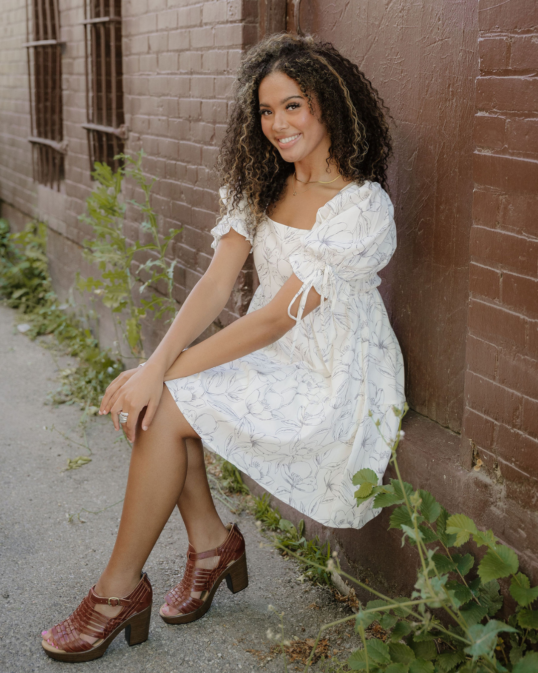 Cleo Puff Sleeve Mini Dress