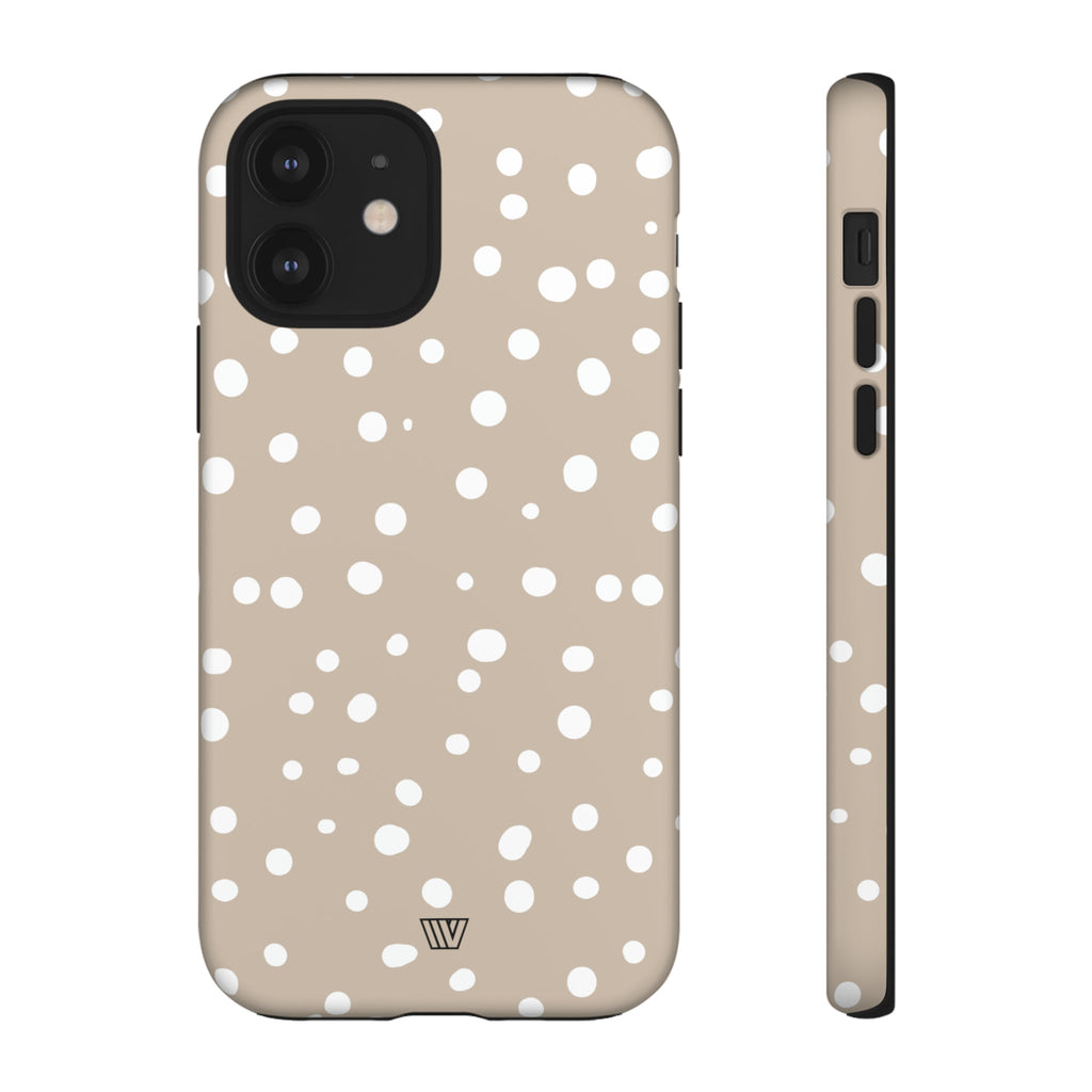 BEIGE DOTS | Tough Phone Case