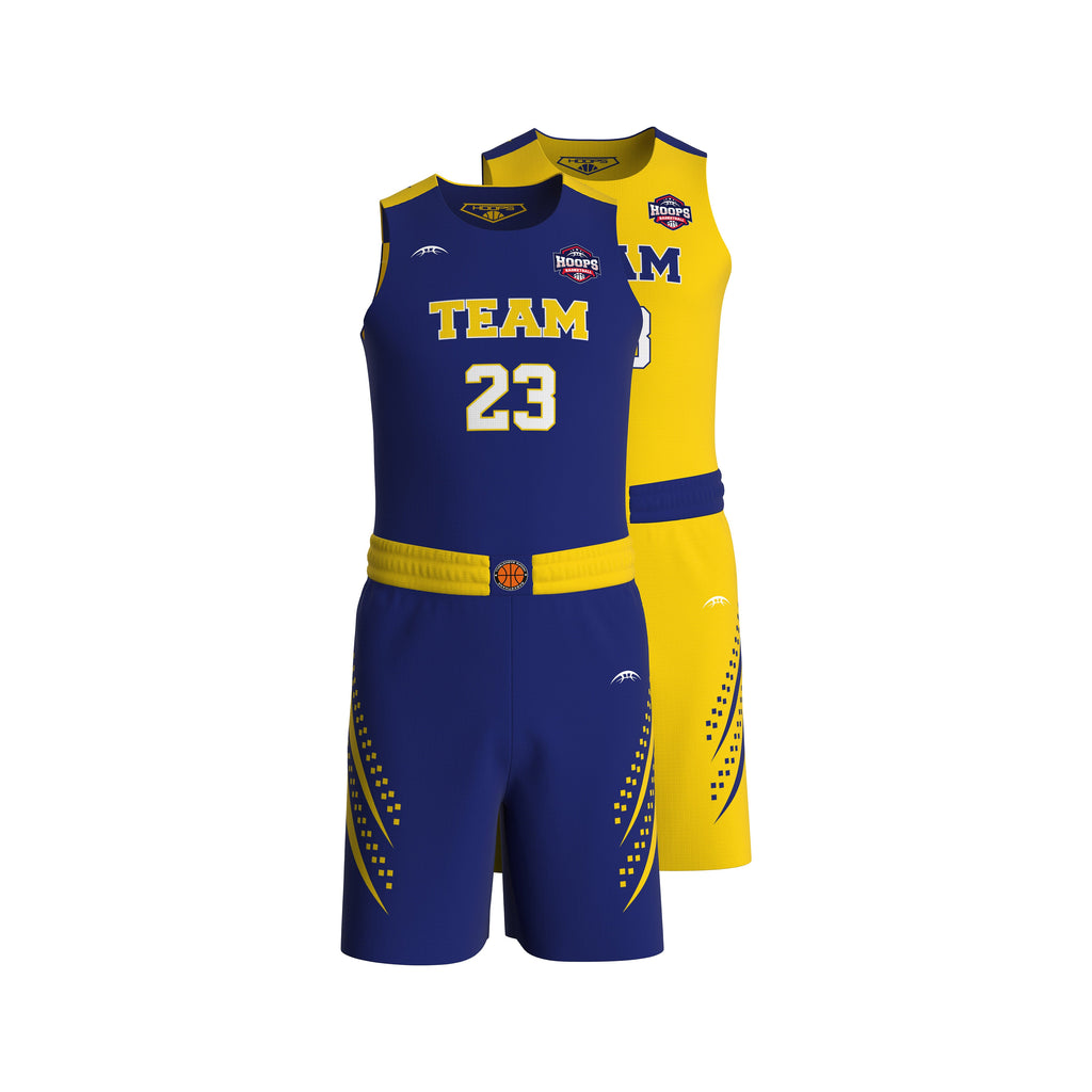 Custom Basketball Reversible Uniform - Manhattan Pattern (Sublimated, Team Order)