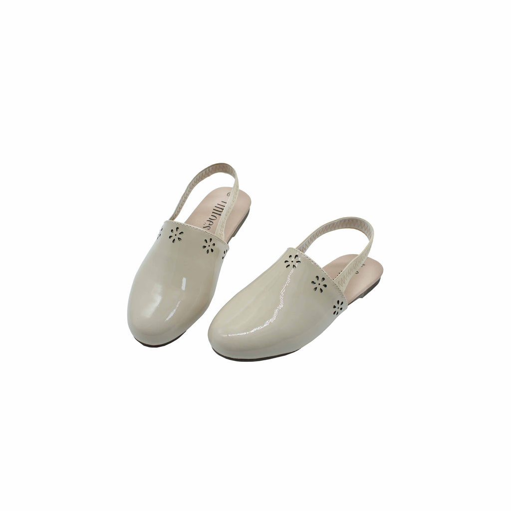 Taupe Patent Leather