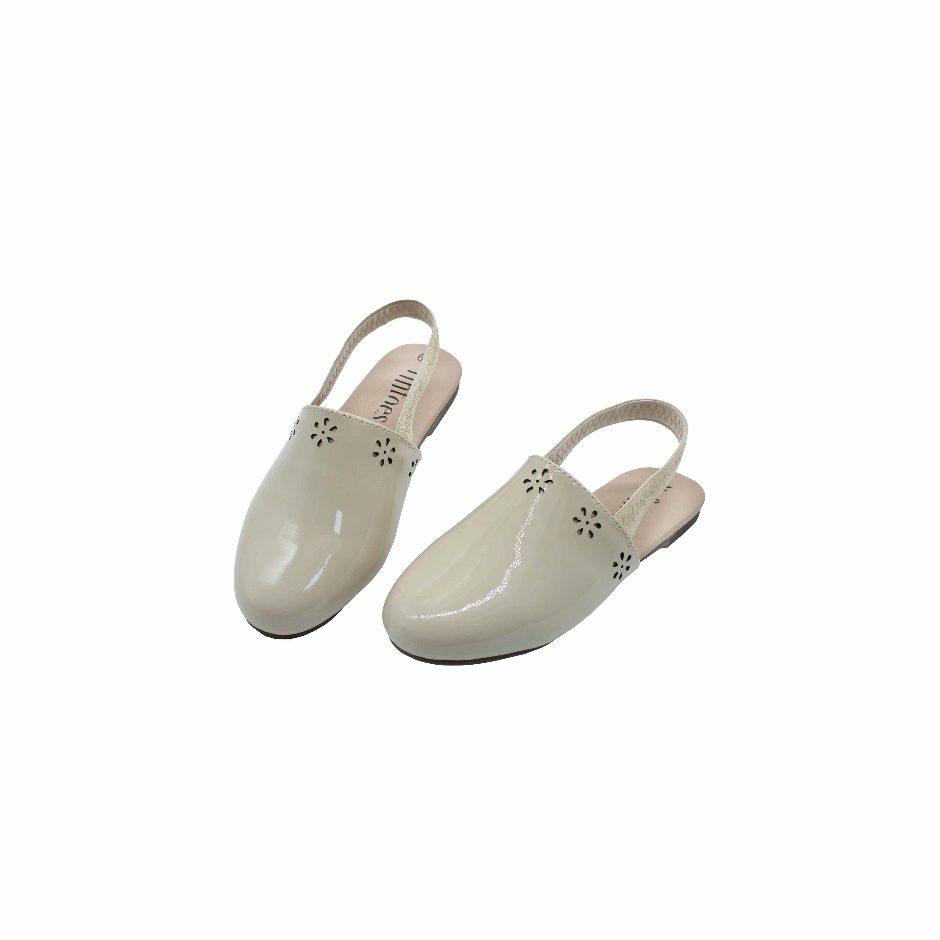 Taupe Patent Leather