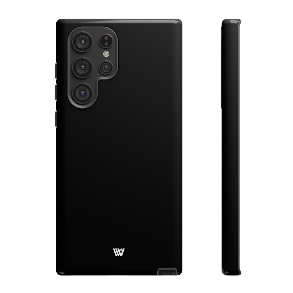 JET BLACK | Tough Phone Case