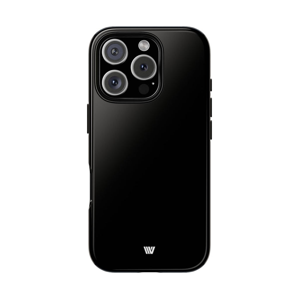 JET BLACK | Tough Phone Case