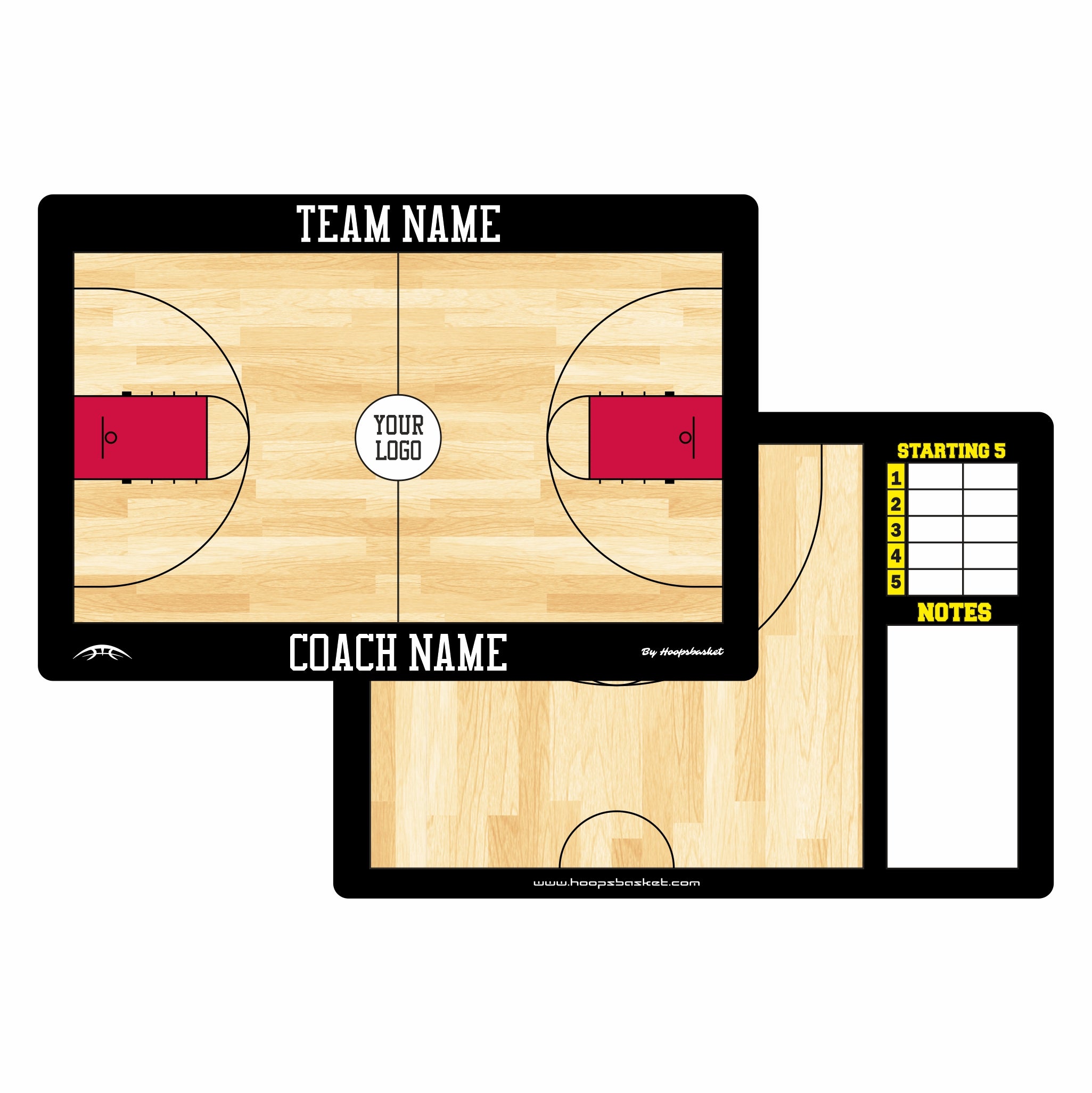 Custom High School Basketball Coaching Board 15.7 x 10.6 in (Classic)