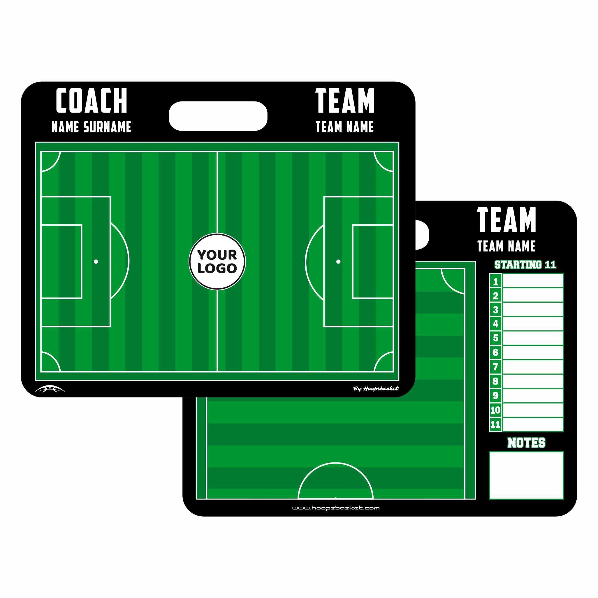 Custom Soccer / Football Magnetic Coaching Board 15.7'' x 12.6'' / 40 cm x 32 cm