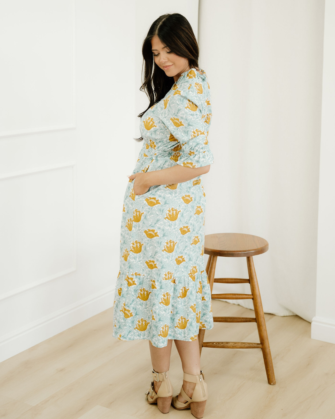 Parker V Neck Long Dress