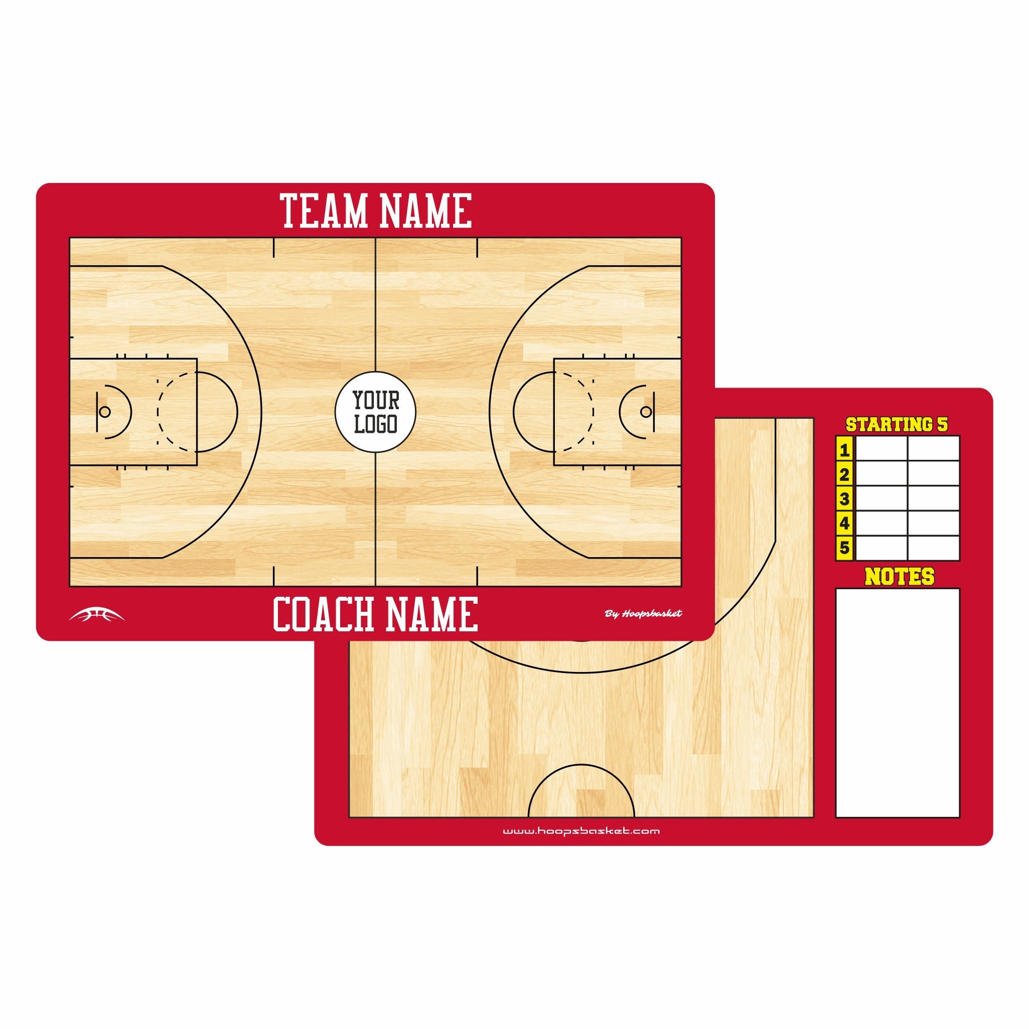 Custom WNBA Basketball Coaching Board 15.7 x 10.6 in (Classic)