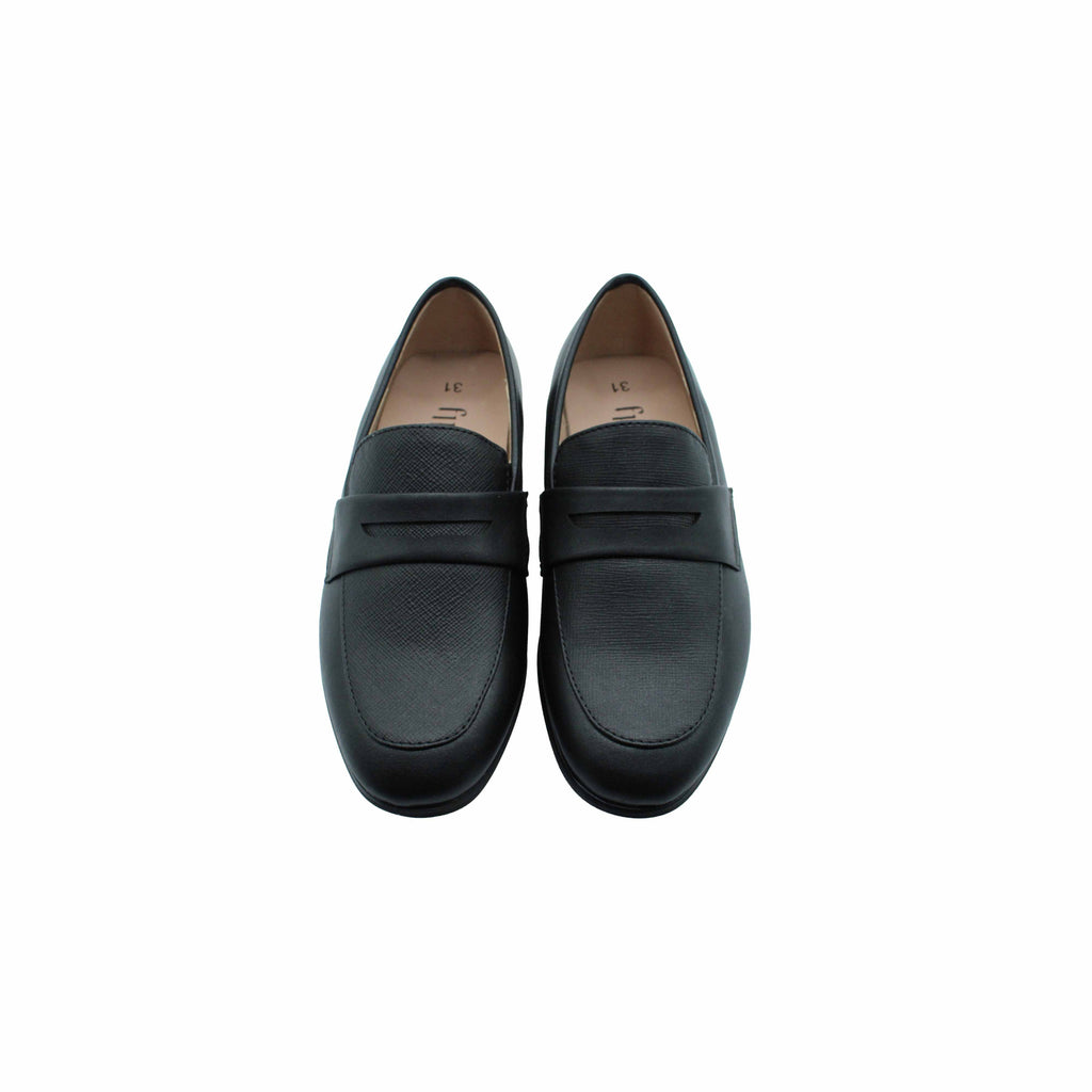 Black Designed Leather