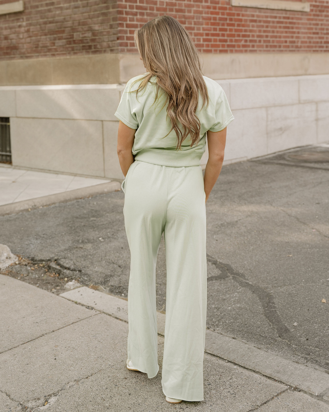 Lucy Wide Leg Pants 2pcs Outfit