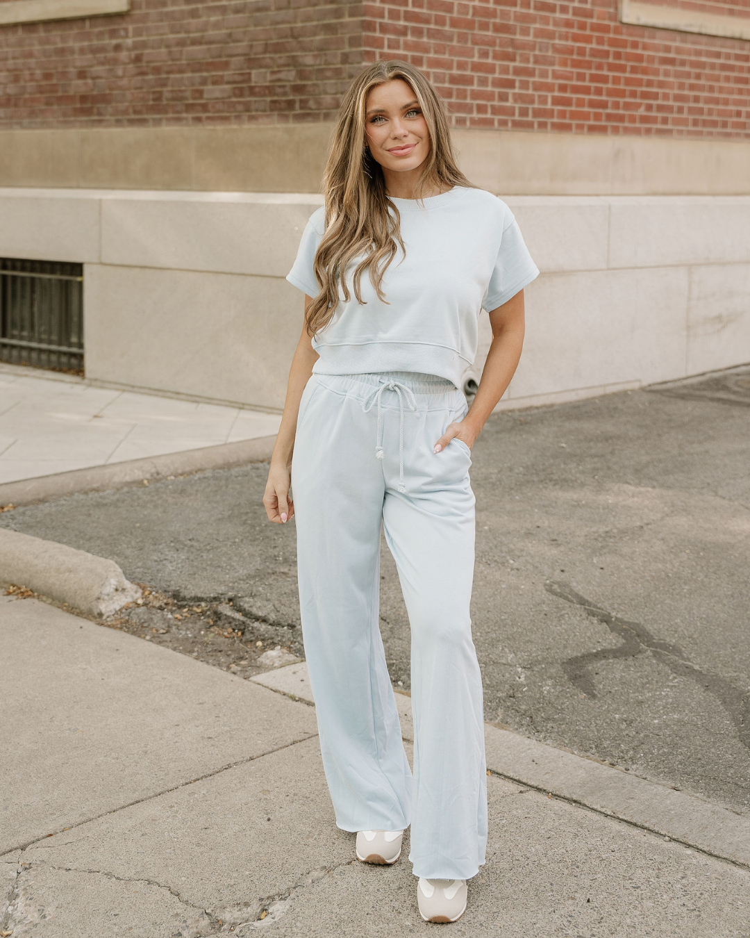 Lucy Wide Leg Pants 2pcs Outfit