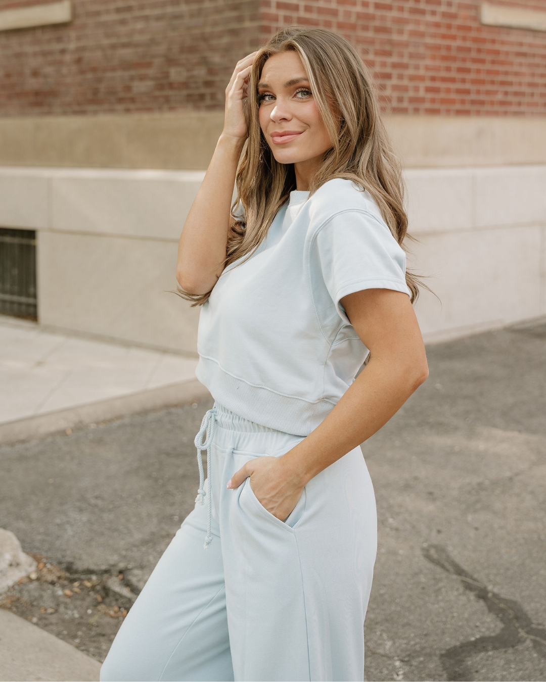 Lucy Wide Leg Pants 2pcs Outfit