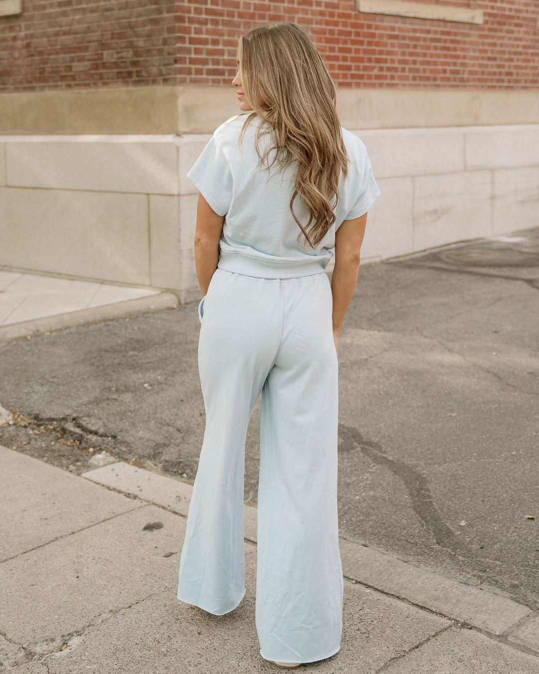 Lucy Wide Leg Pants 2pcs Outfit