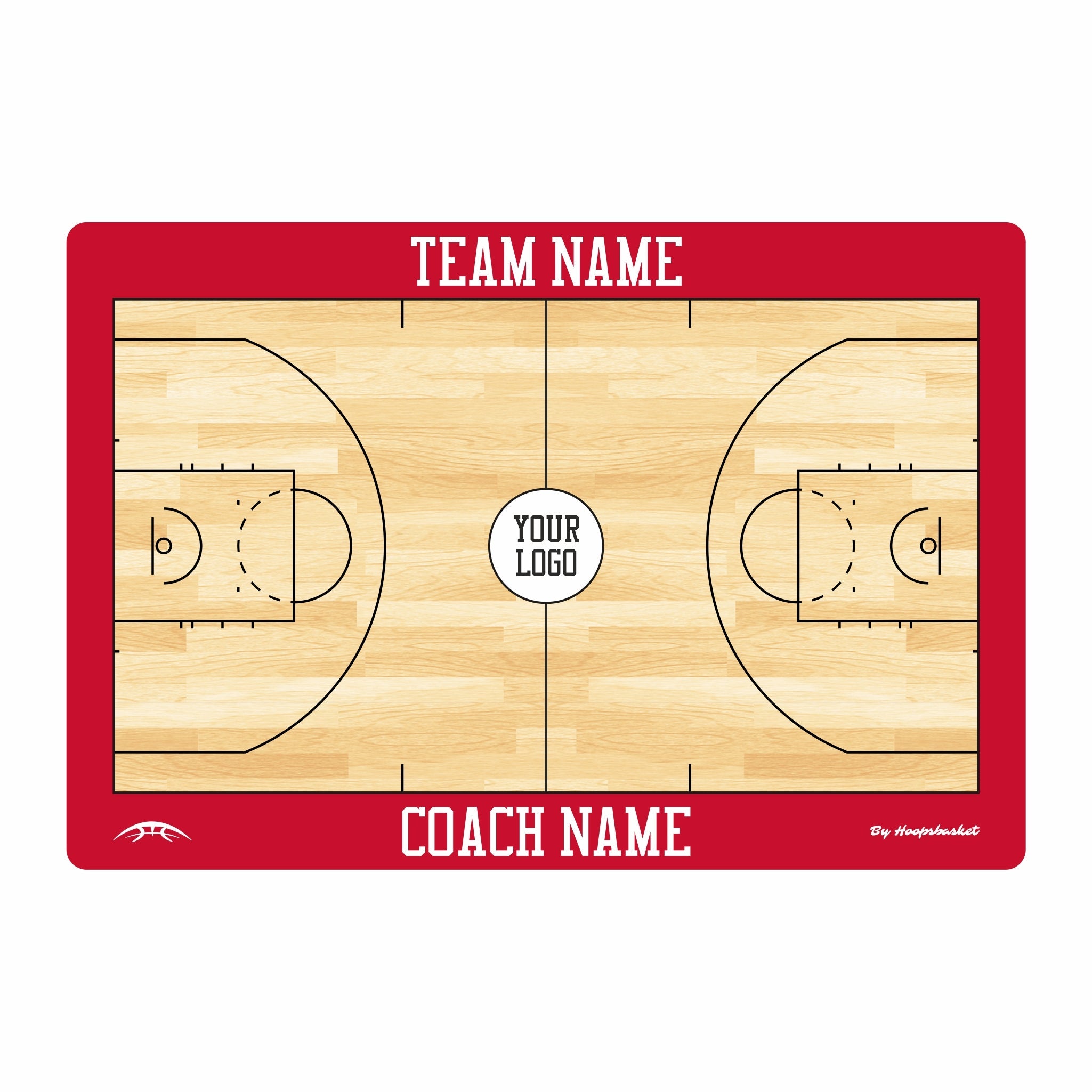 Custom WNBA Basketball Coaching Board 15.7 x 10.6 in (Classic)